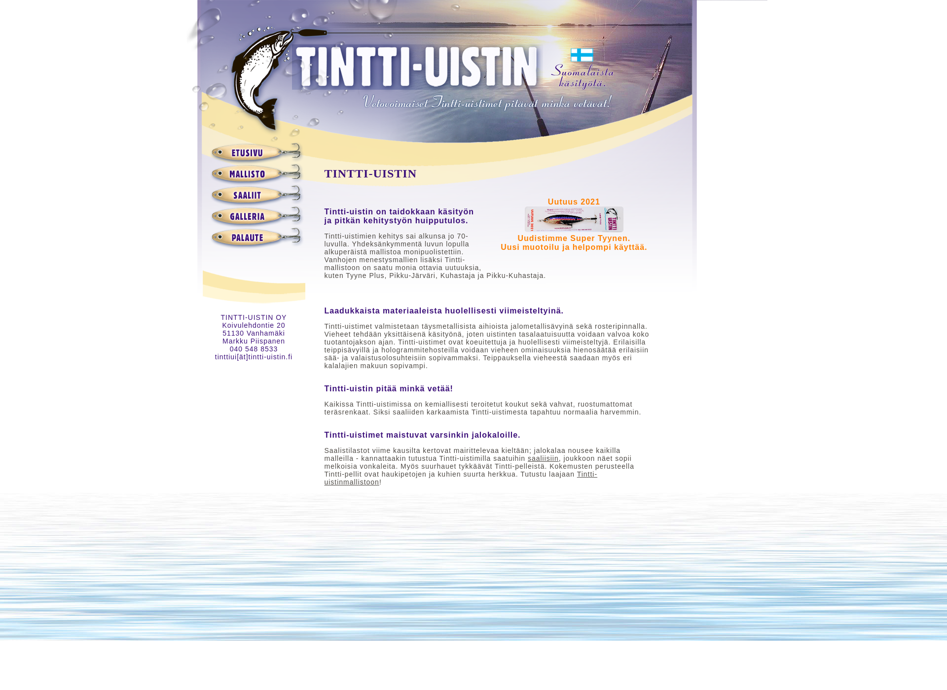 Screenshot for tintti-uistin.fi