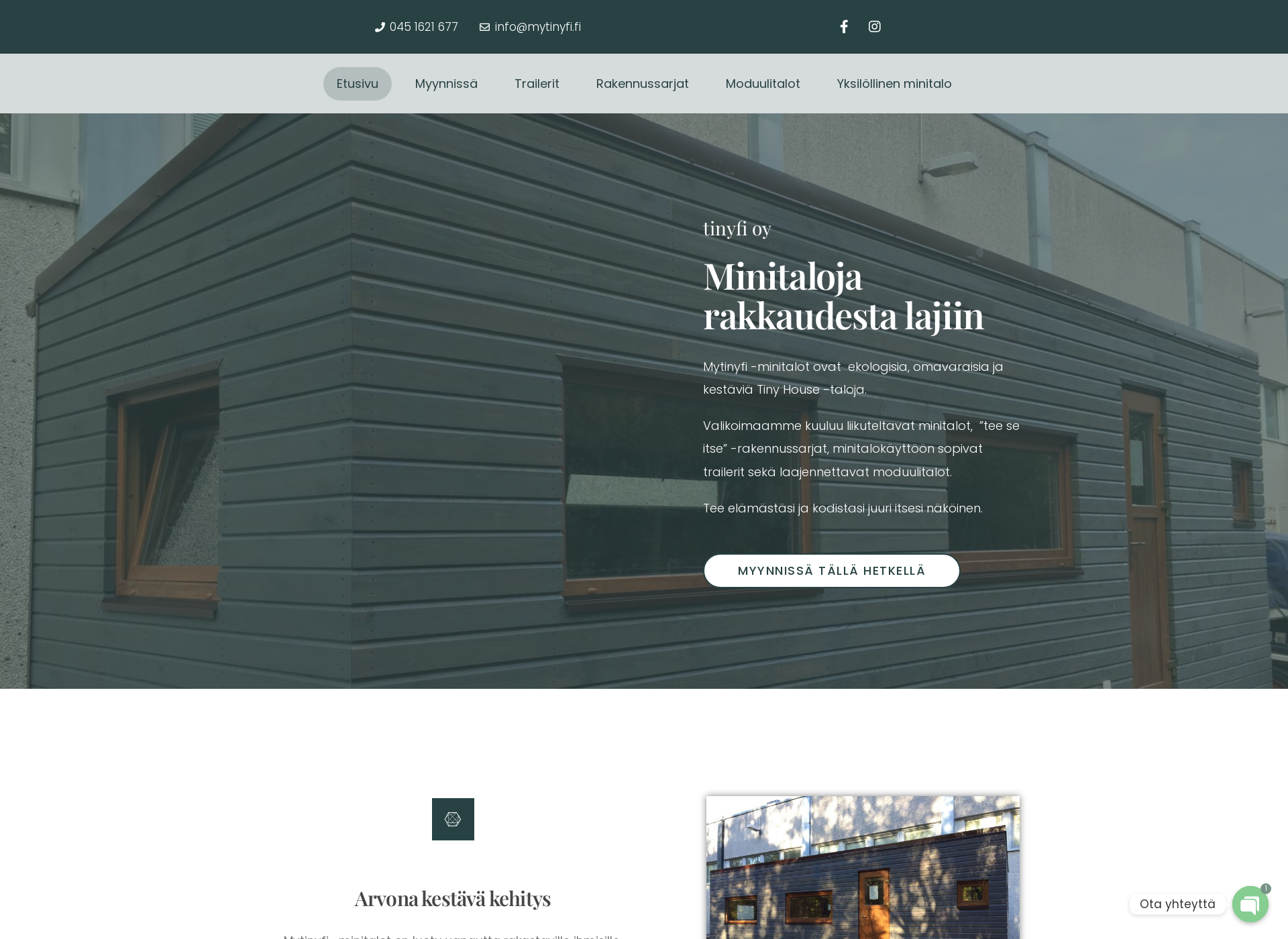 Screenshot for tinyfi.fi