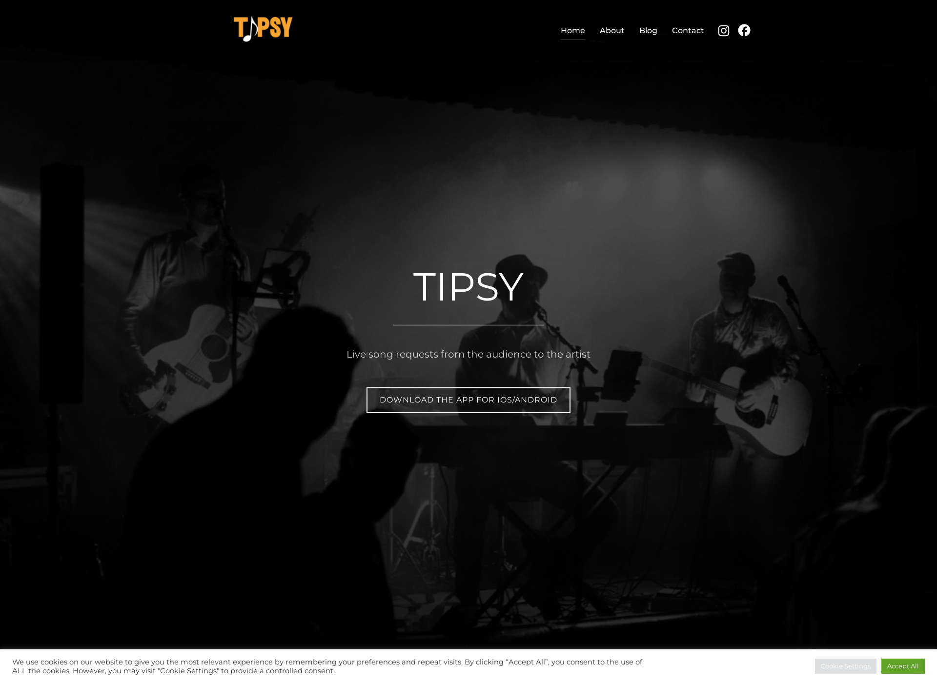 Screenshot for tipsymusic.app