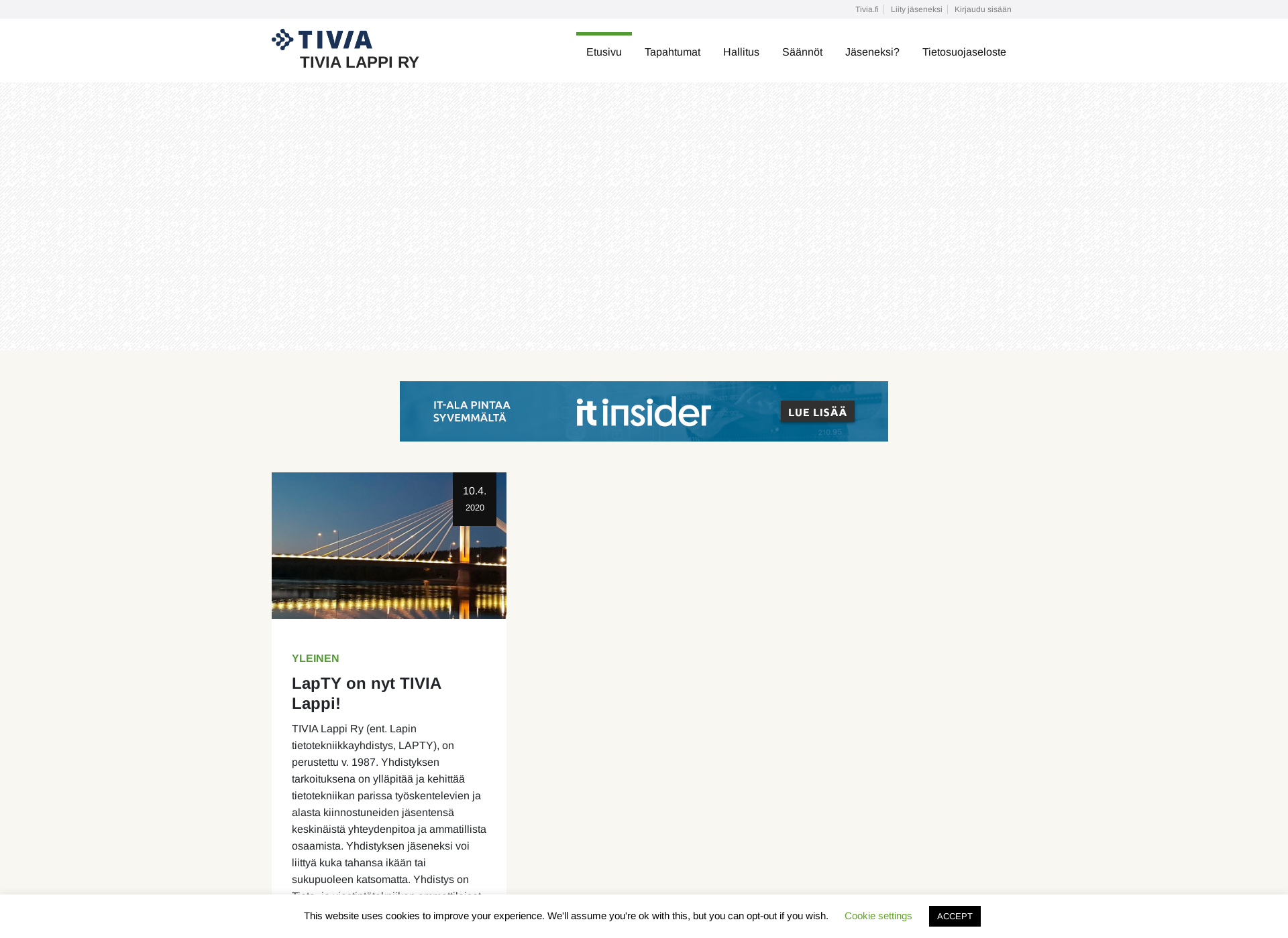 Screenshot for tivialappi.fi