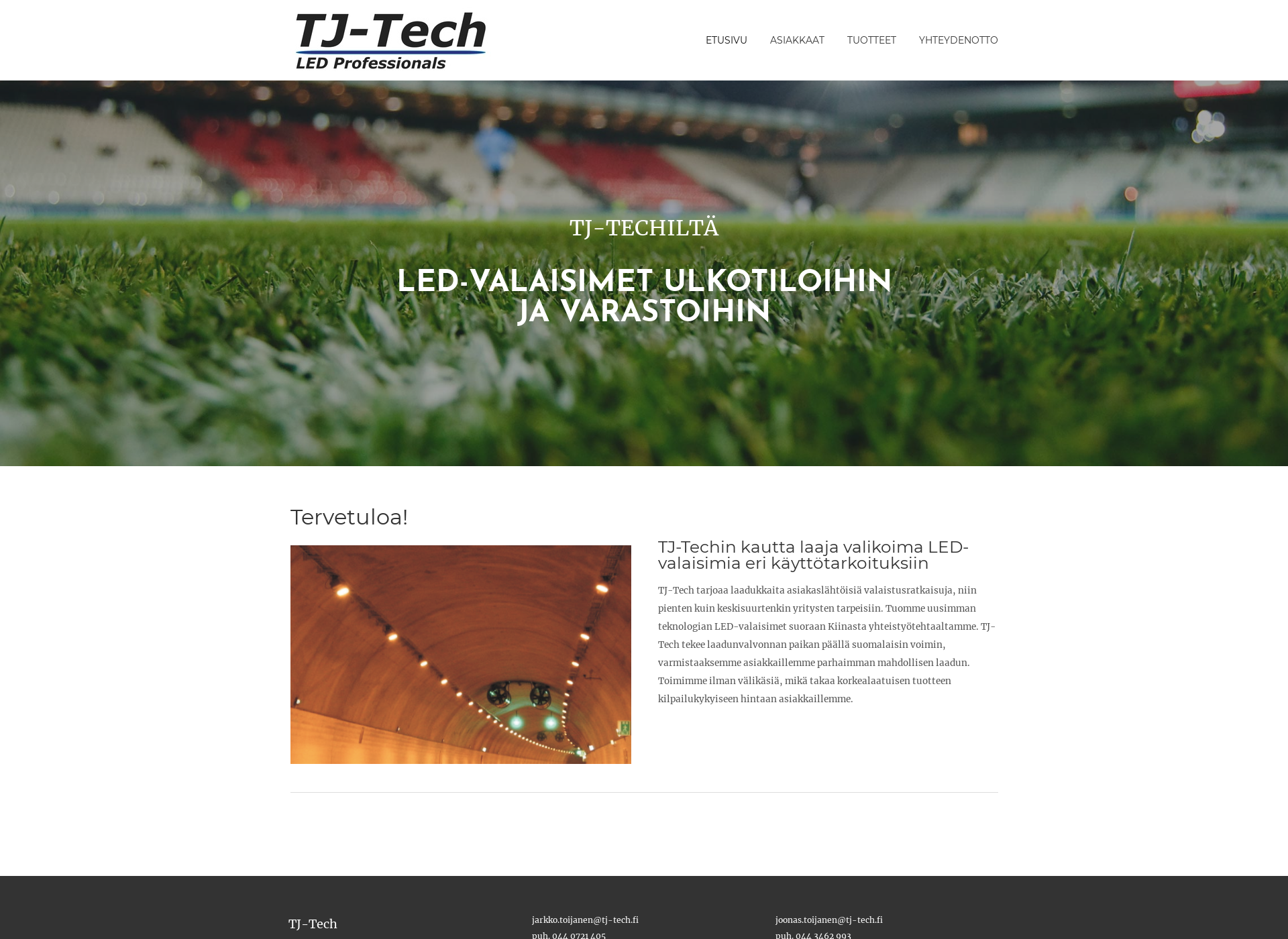 Screenshot for tj-tech.fi