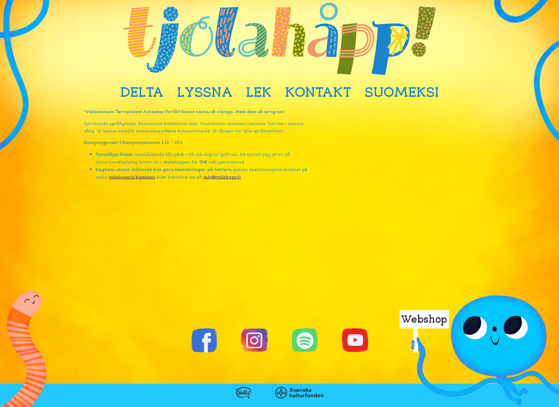 Screenshot for tjolahåpp.fi