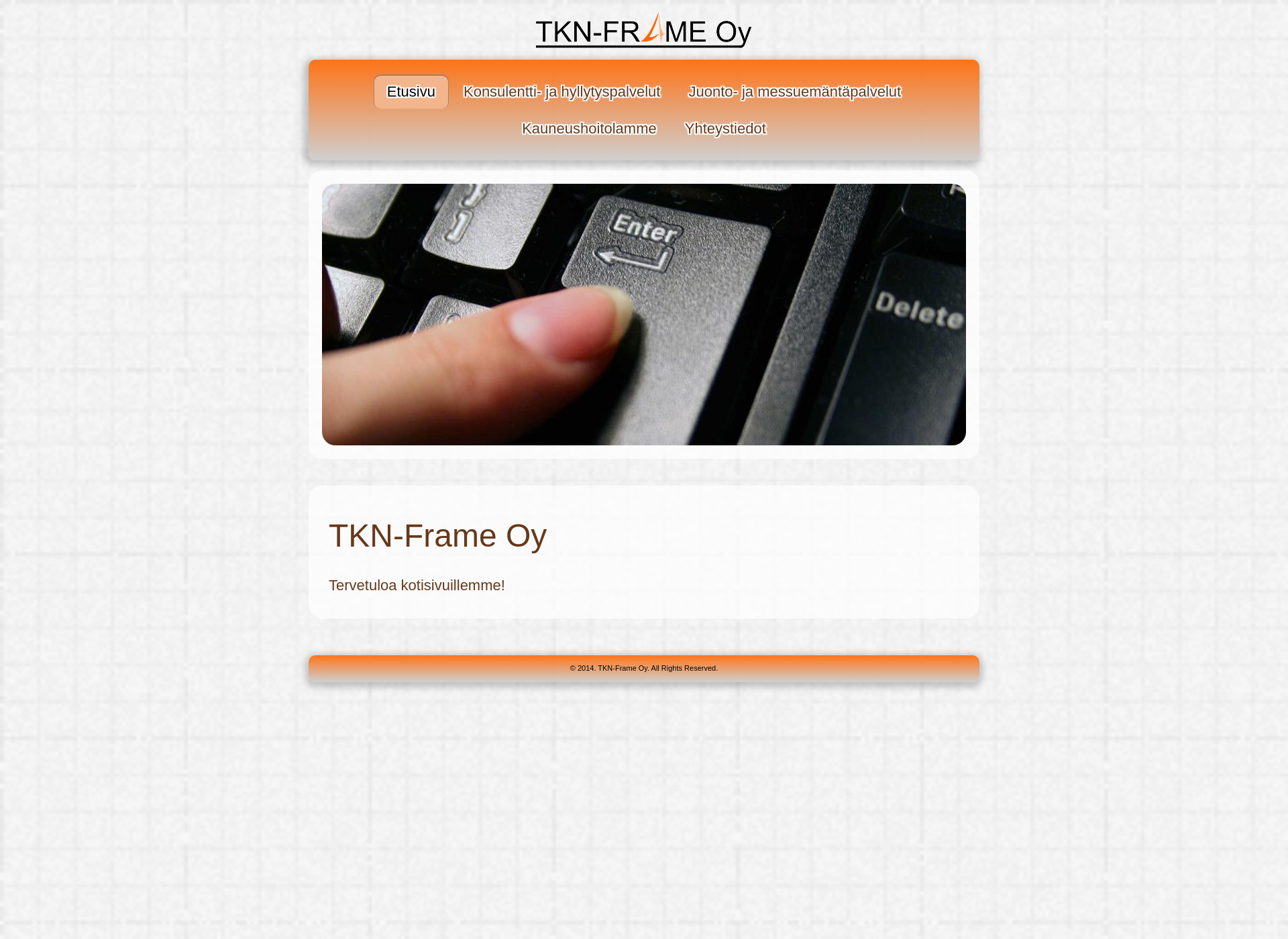 Screenshot for tkn-frame.fi