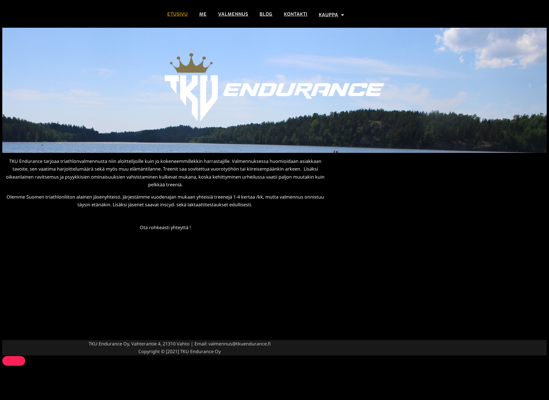 Screenshot for tkuendurance.fi