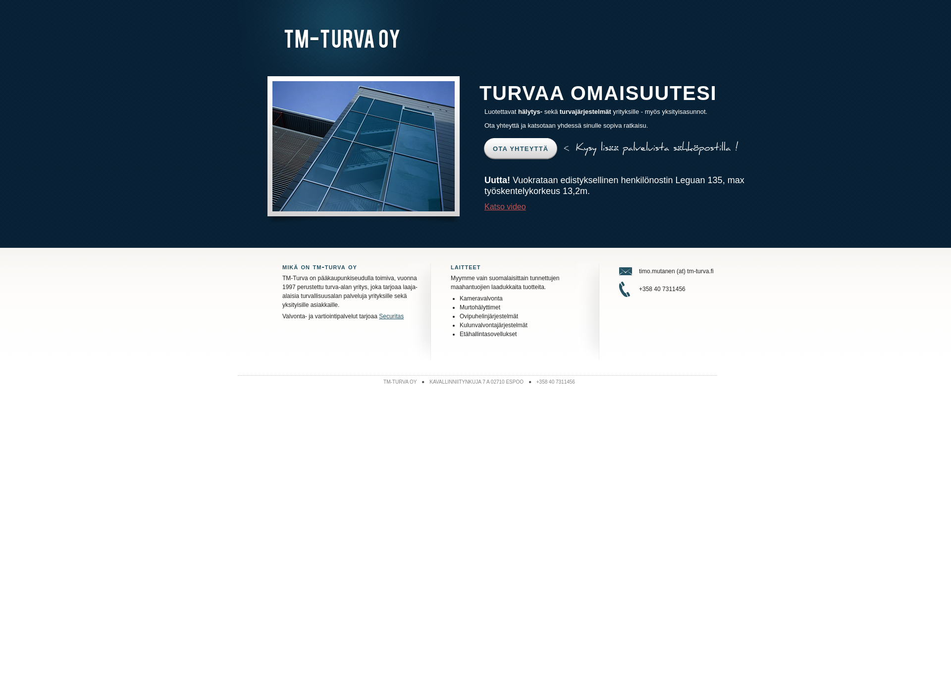 Screenshot for tm-turva.fi