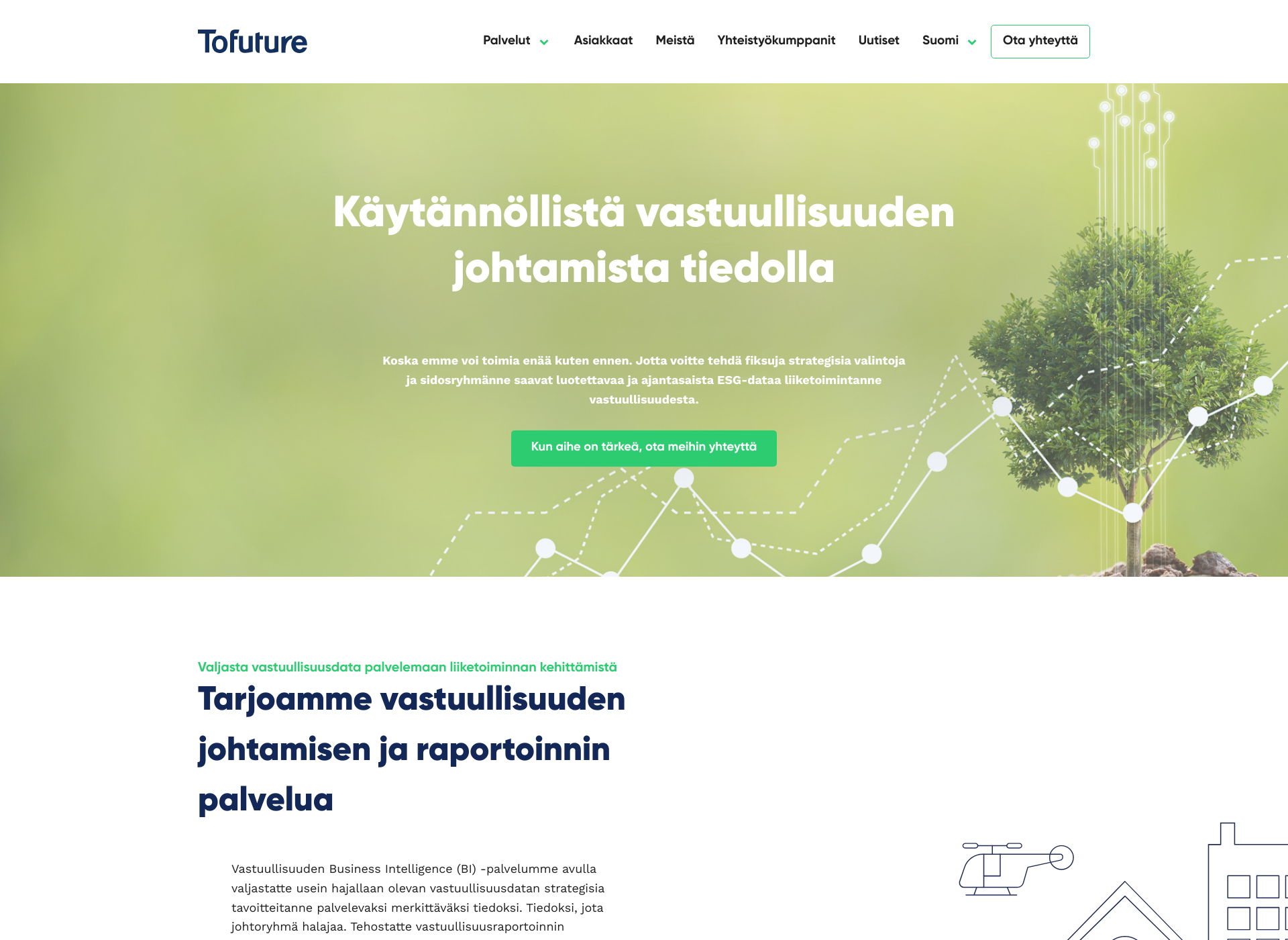 Screenshot for tofuture.fi