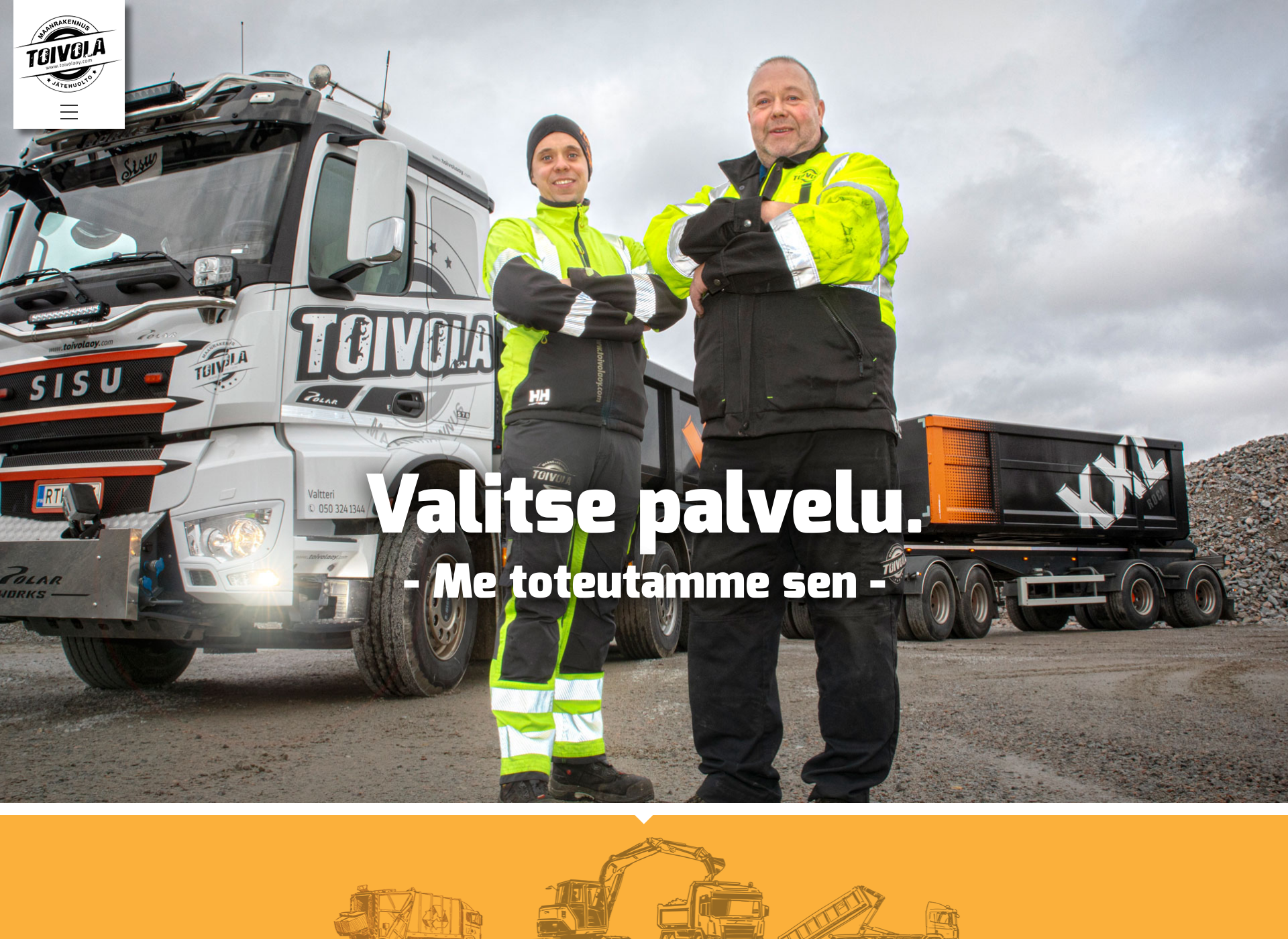 Skärmdump för toivolaoy.fi