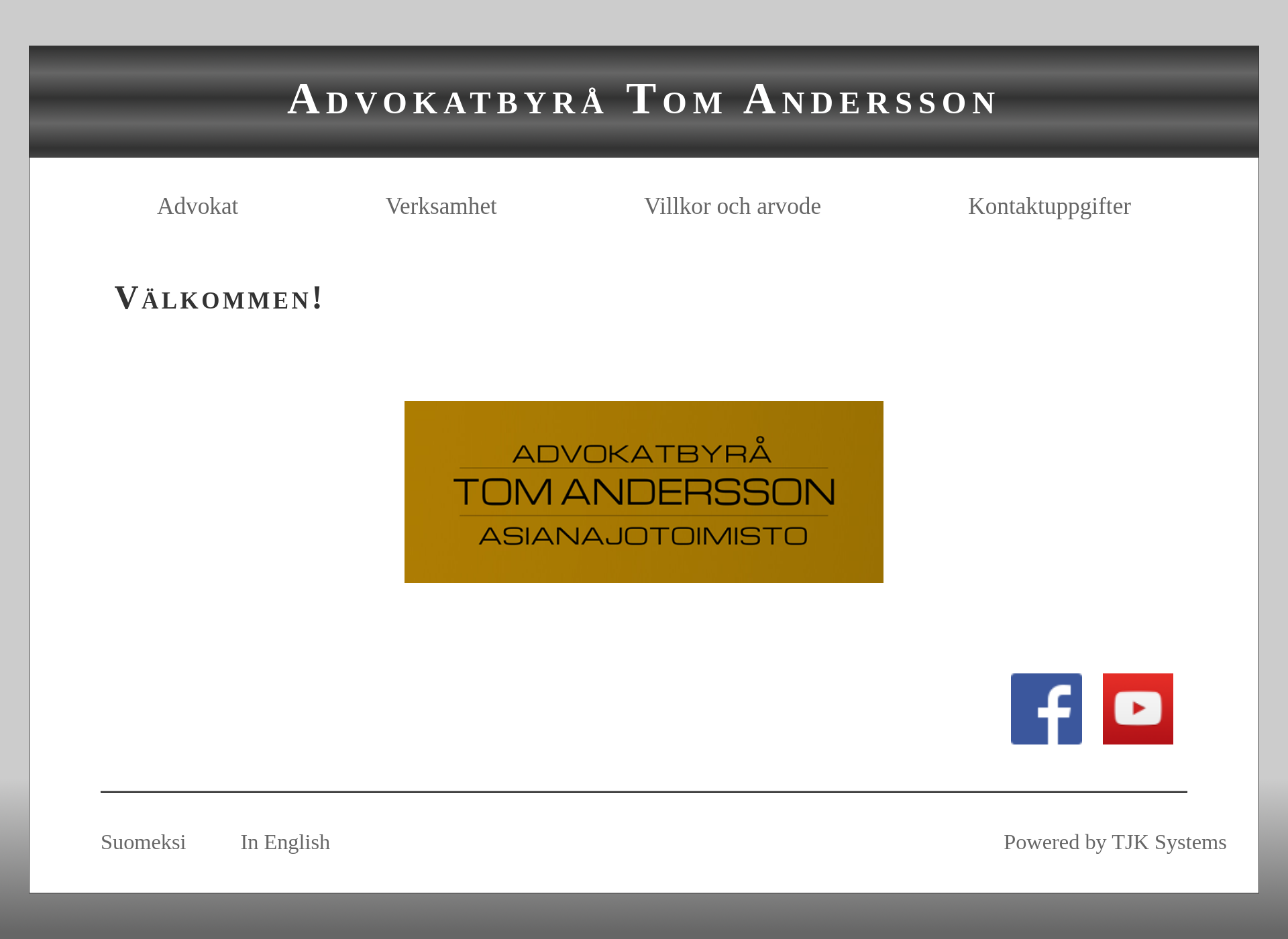 Screenshot for tomandersson.fi
