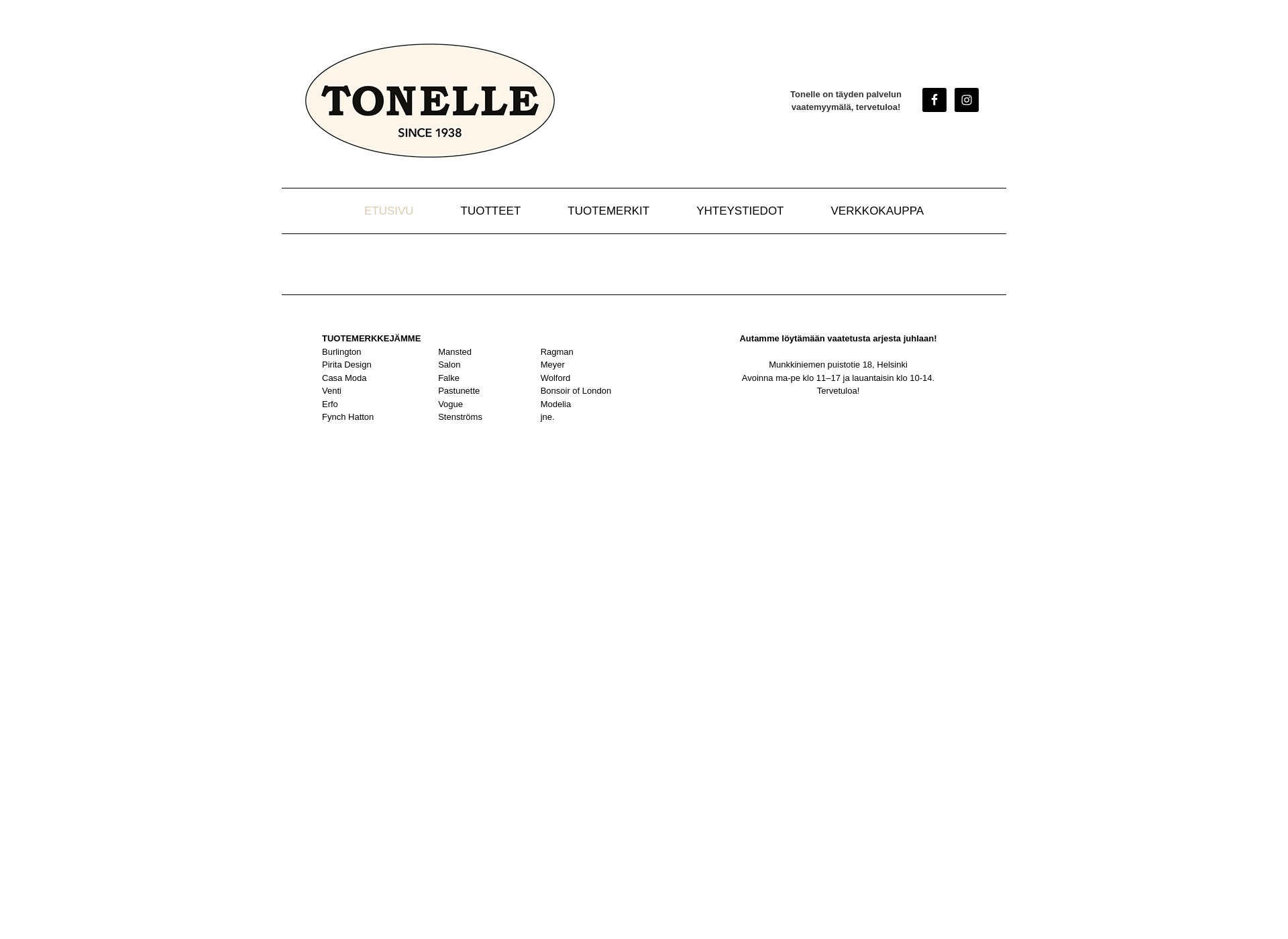 Screenshot for tonelle.fi