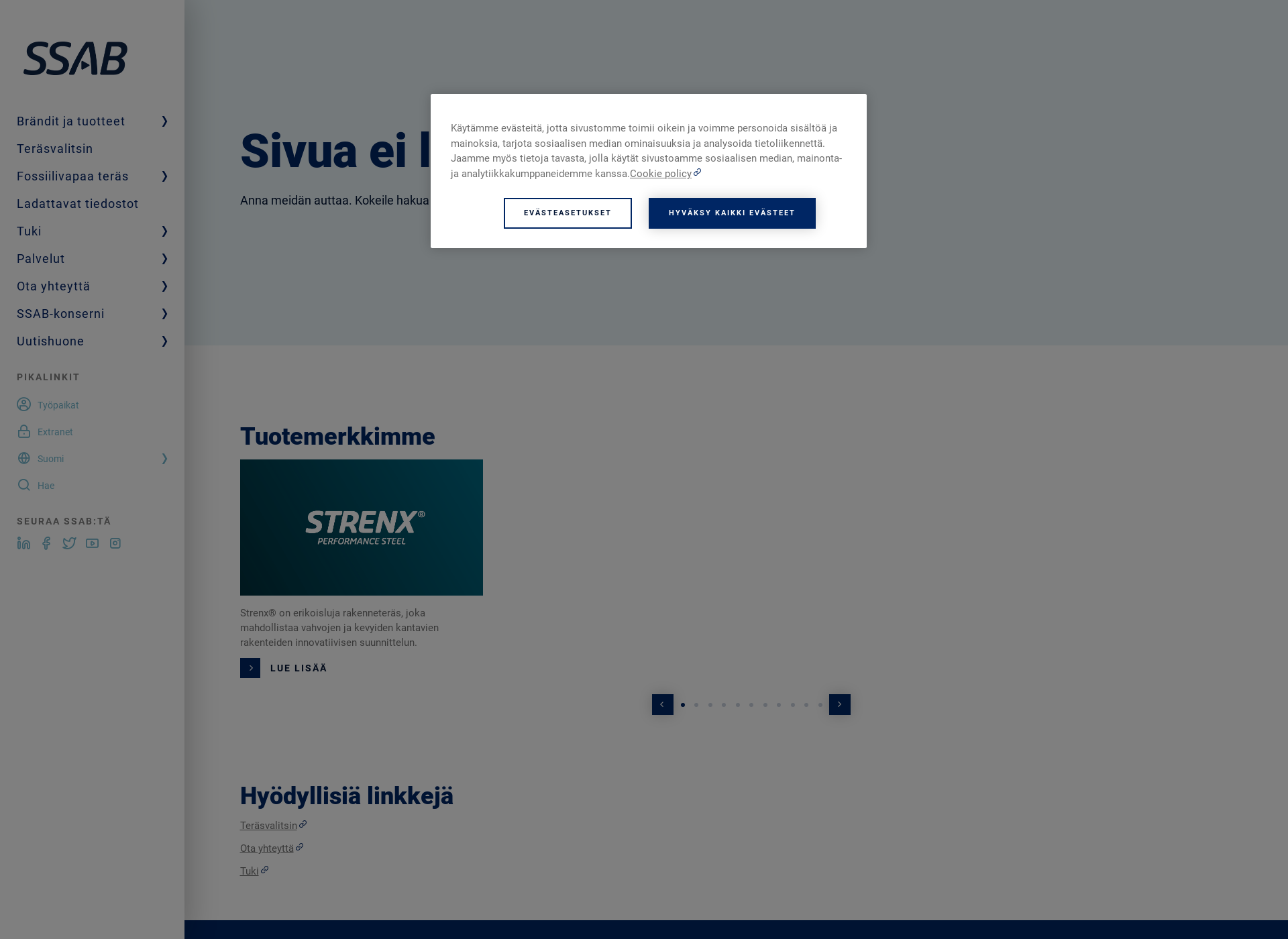Screenshot for toolox.fi