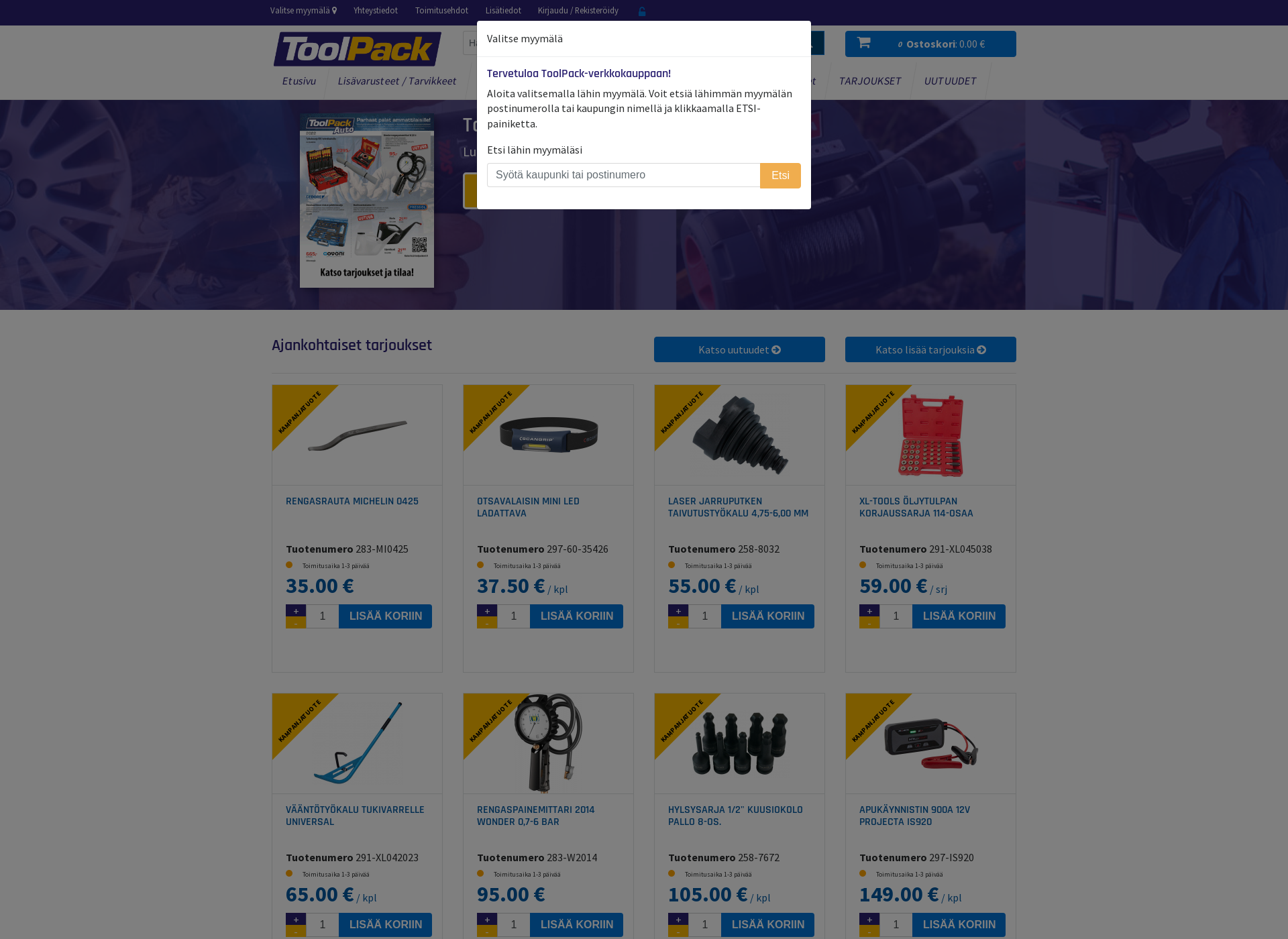 Screenshot for toolpacknet.fi
