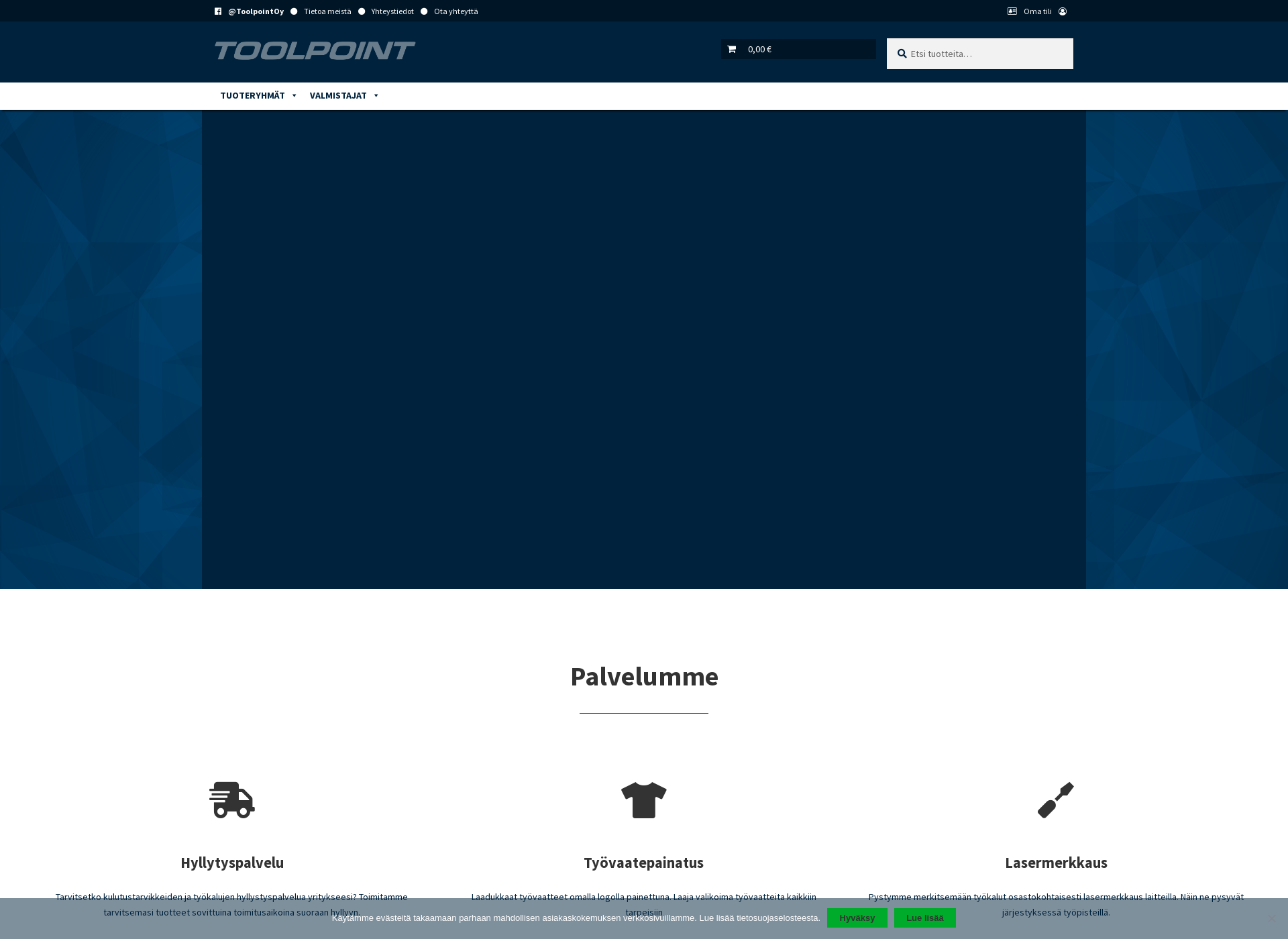 Skärmdump för toolpoint.fi