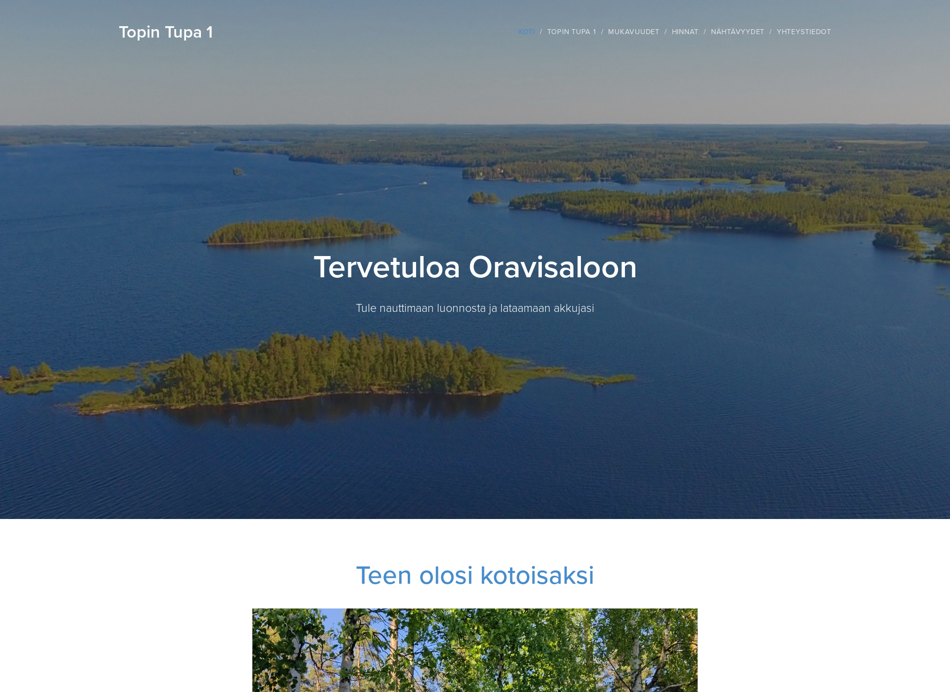 Screenshot for topintupa1.fi
