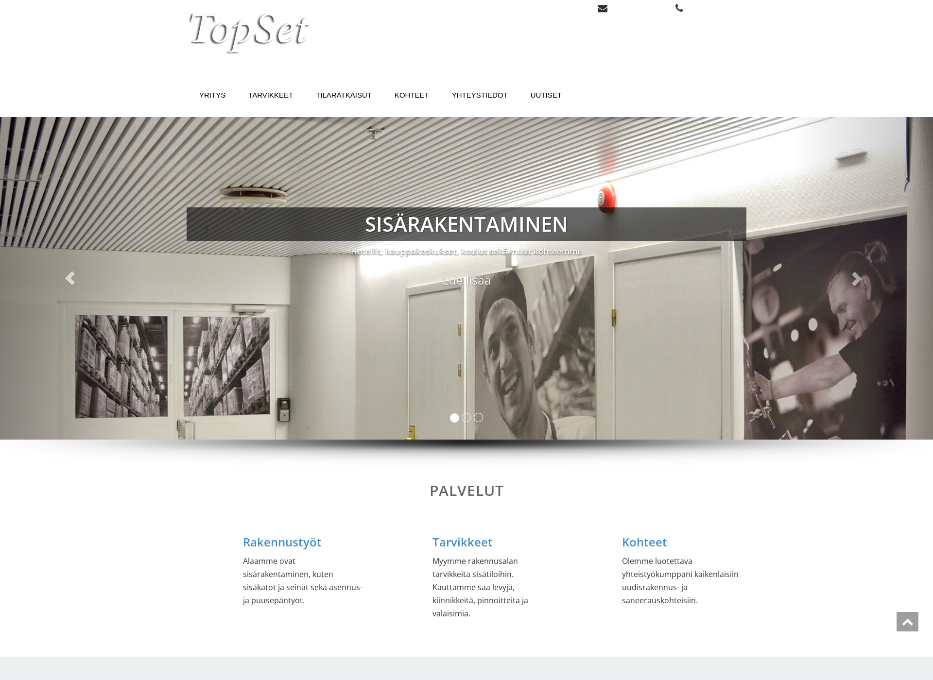 Skärmdump för topset.fi