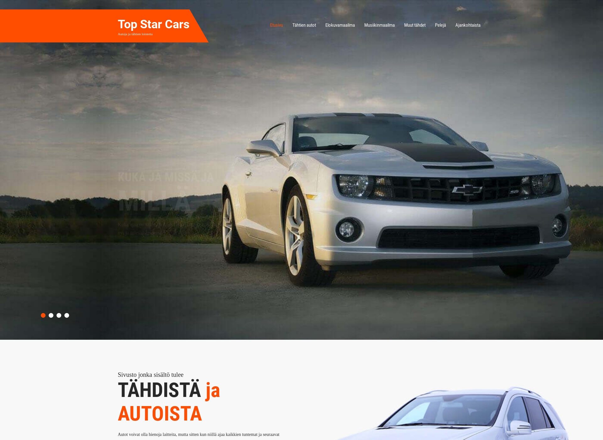 Screenshot for topstarcars.fi