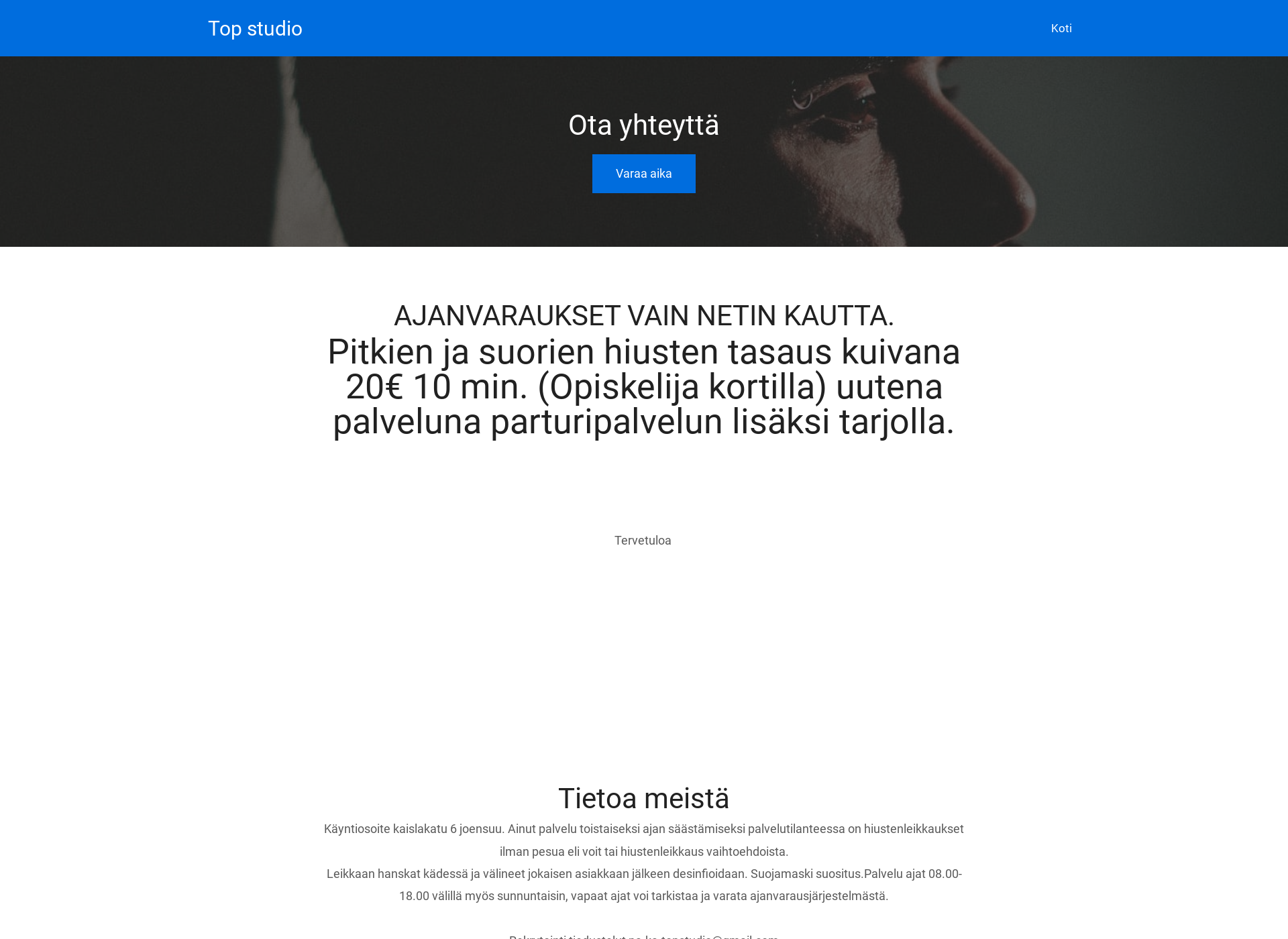 Skärmdump för topstudio.fi