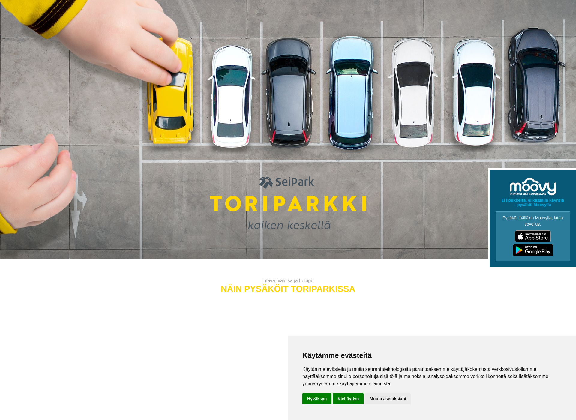 Screenshot for toriparkkiseinajoki.fi