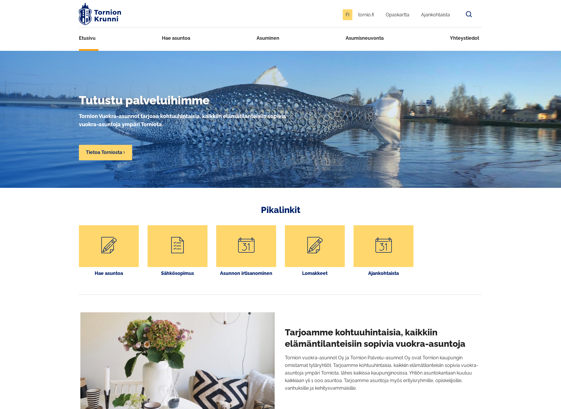 Screenshot for tornionkrunni.fi