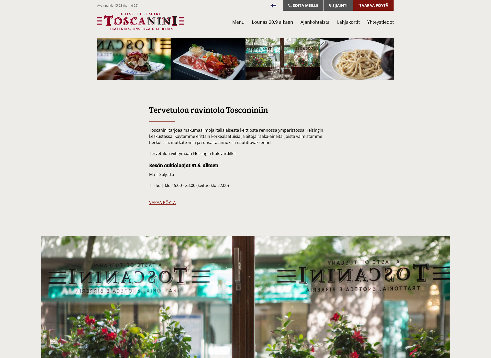 Screenshot for toscanini.fi