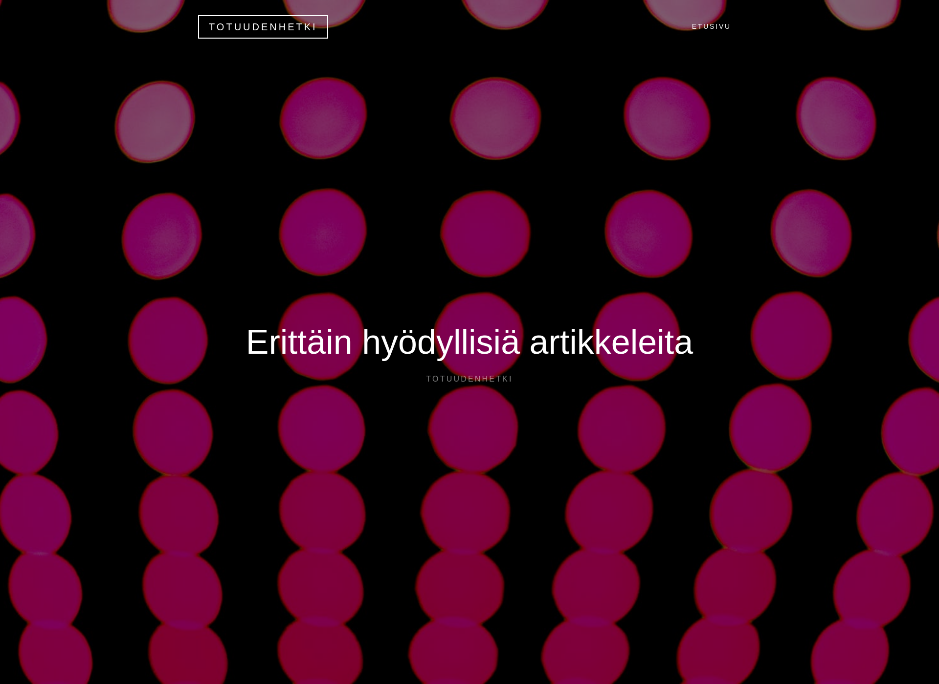 Skärmdump för totuudenhetki.fi
