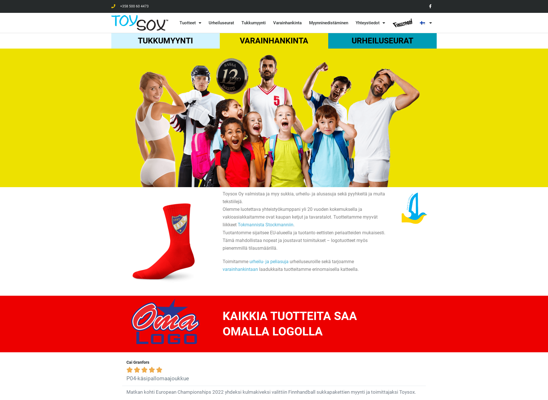Screenshot for toysox.fi