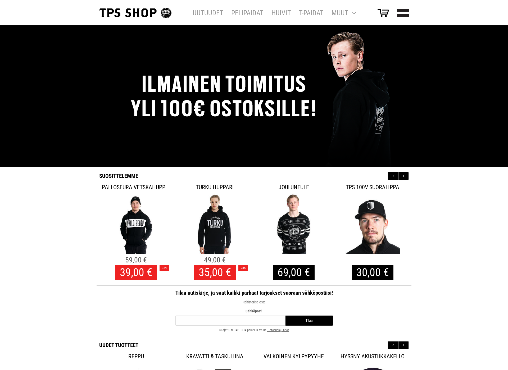 Screenshot for tps-shop.fi