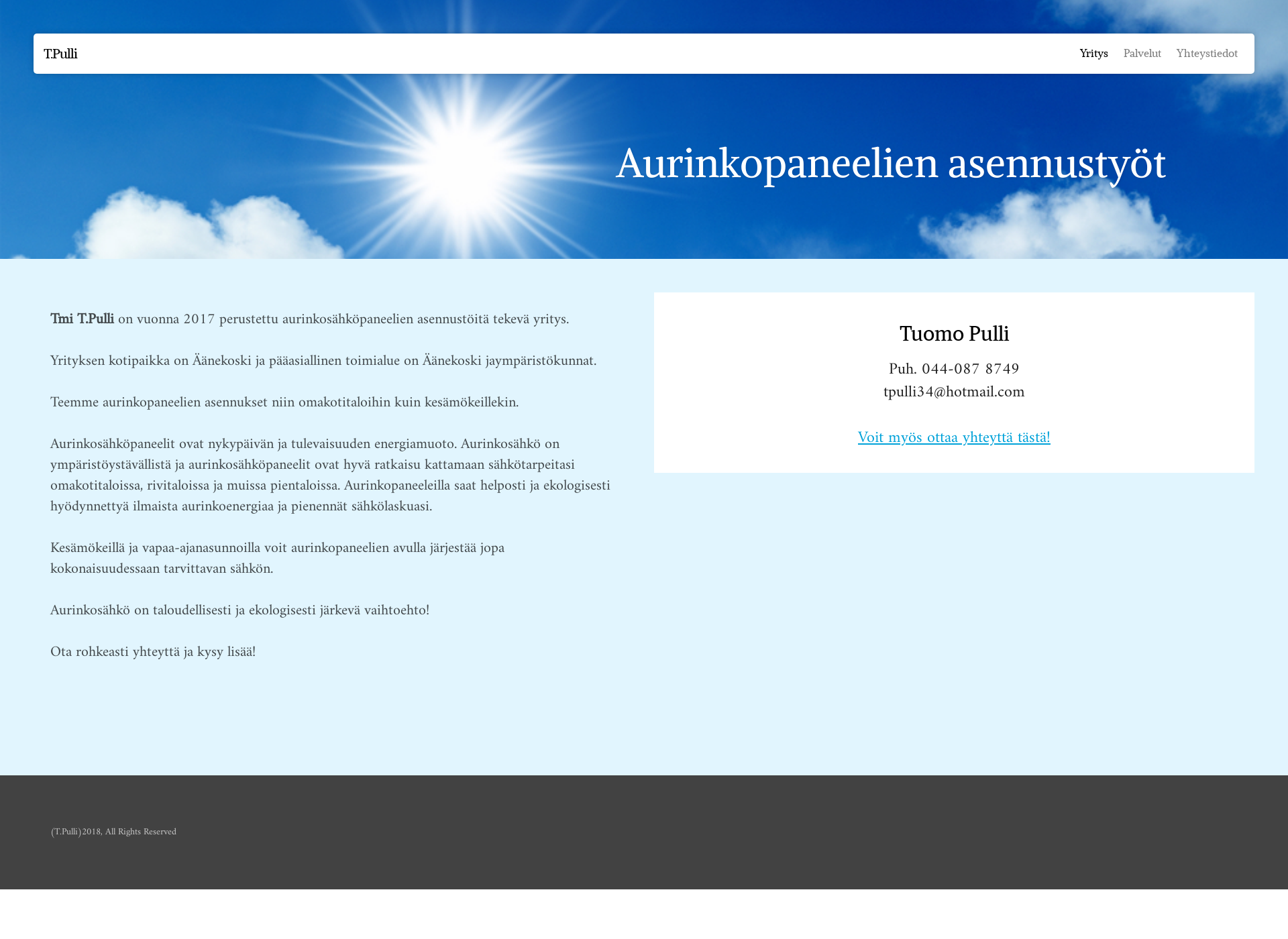 Screenshot for tpulli.fi
