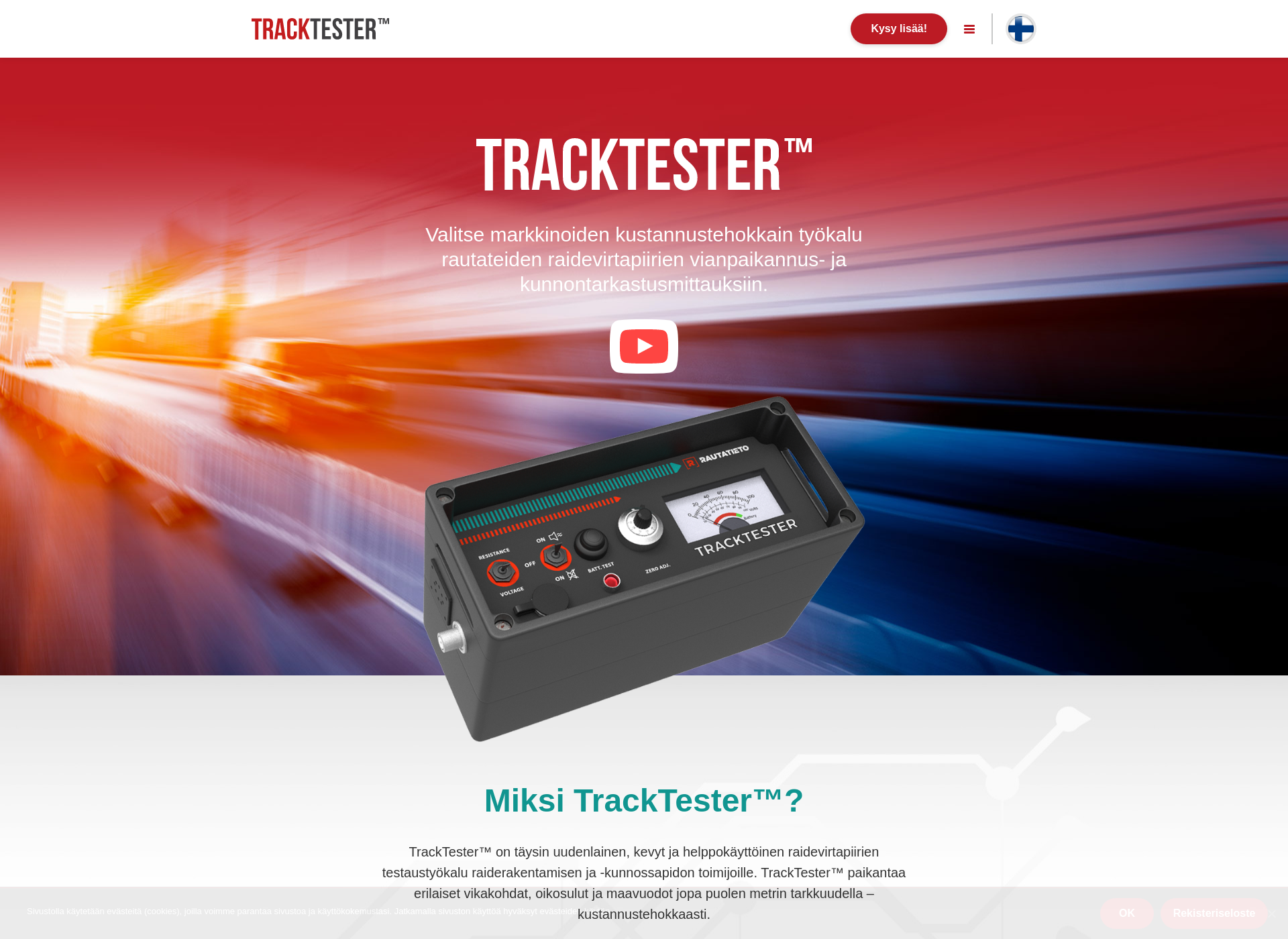 Screenshot for tracktester.fi