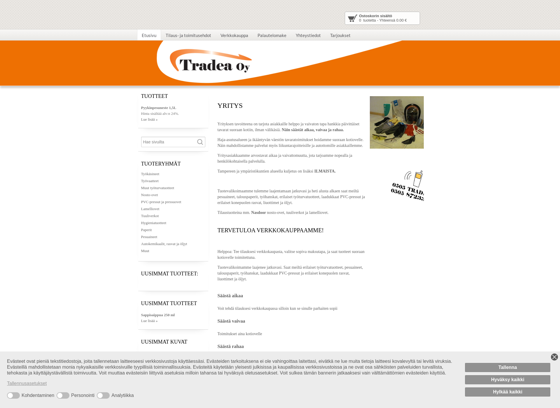 Screenshot for tradea.fi