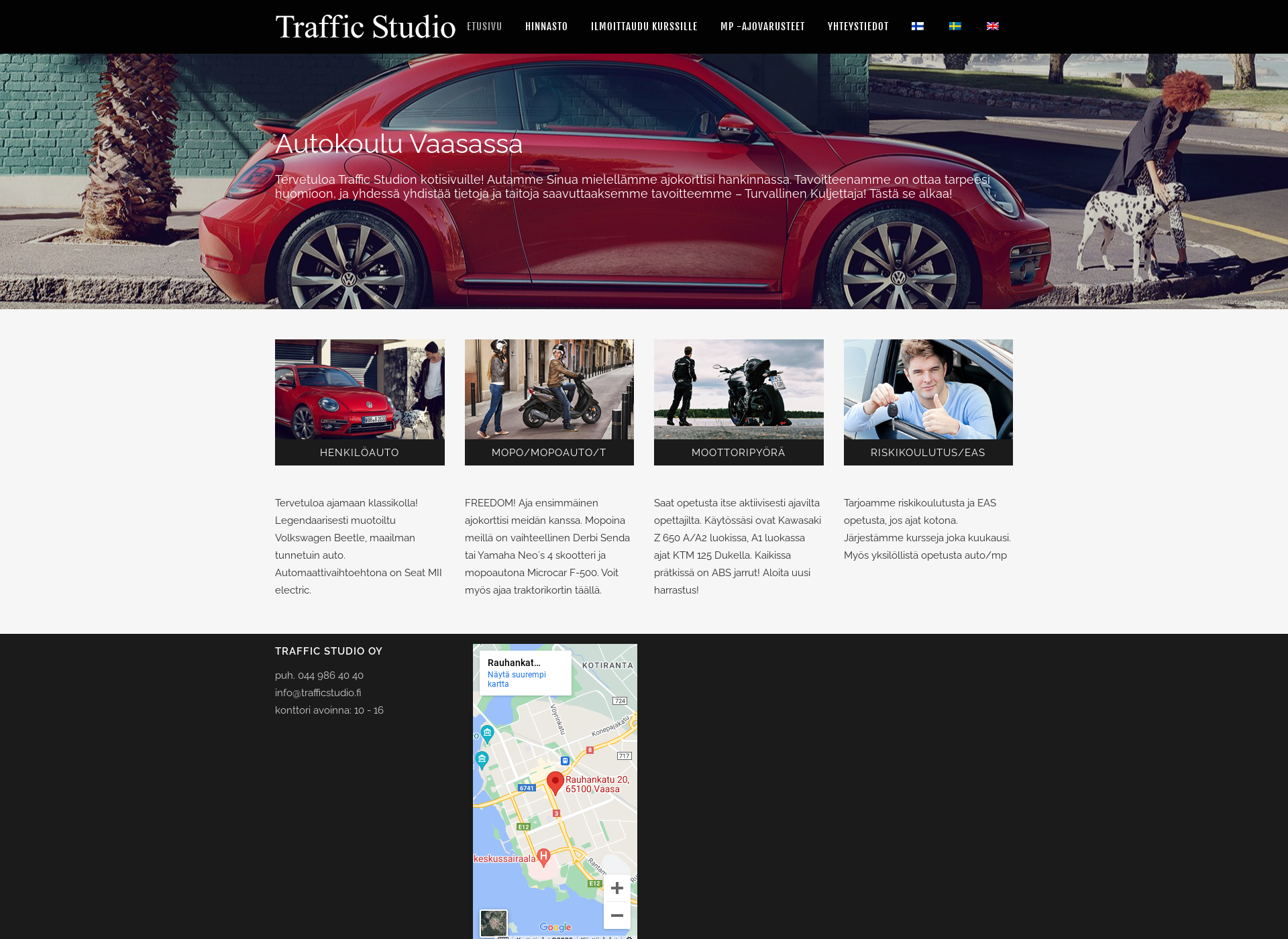 Screenshot for trafficstudio.fi