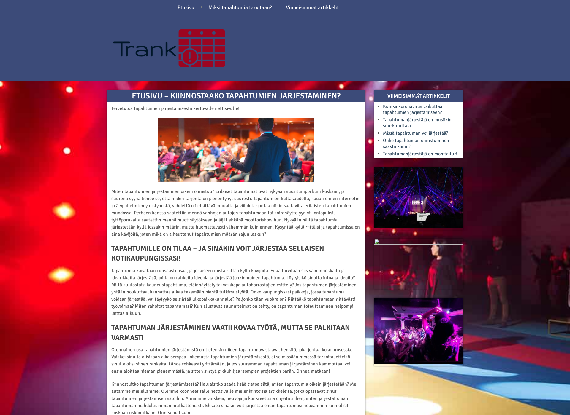 Screenshot for trank.fi