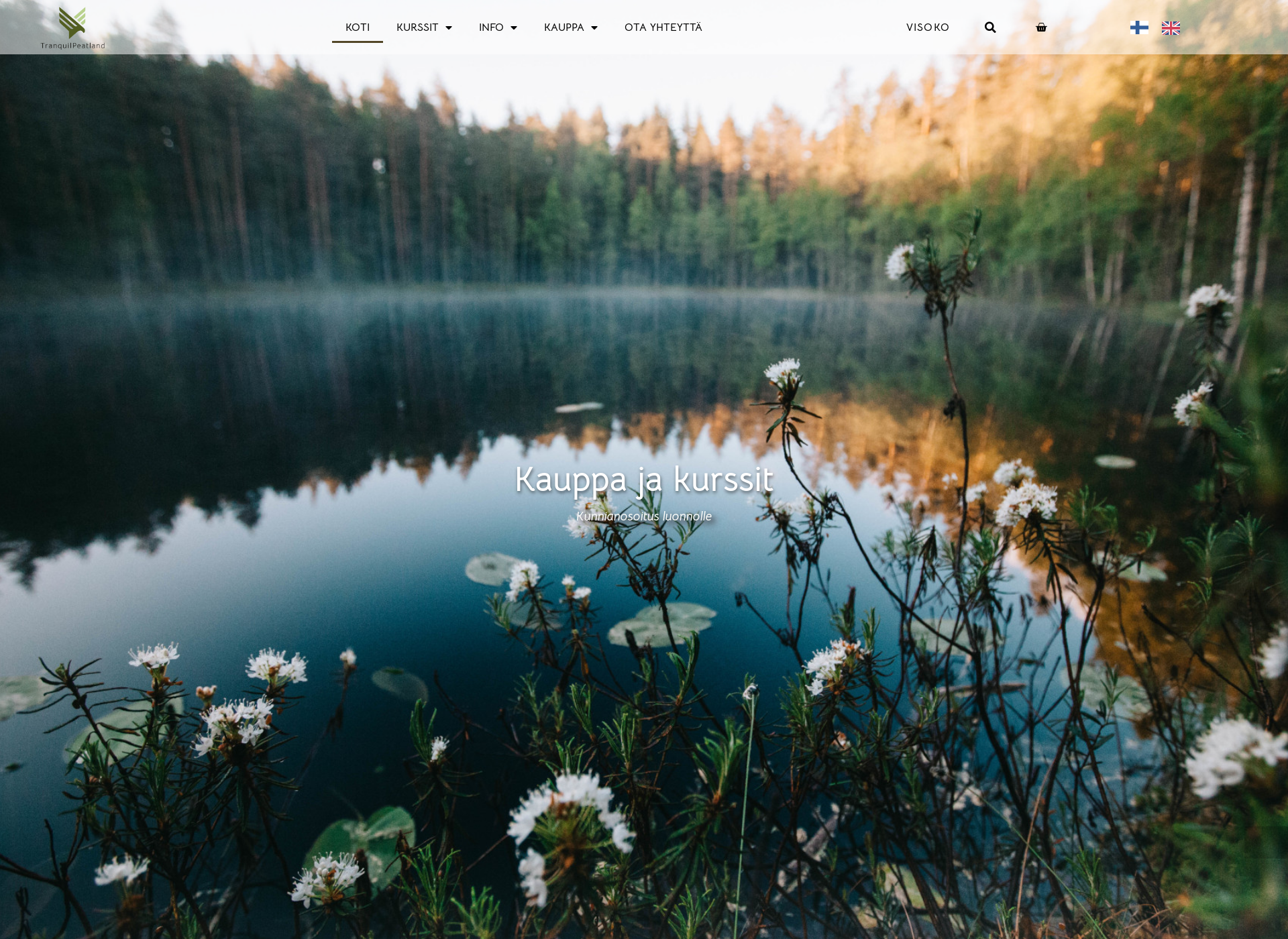 Screenshot for tranquilpeatland.fi