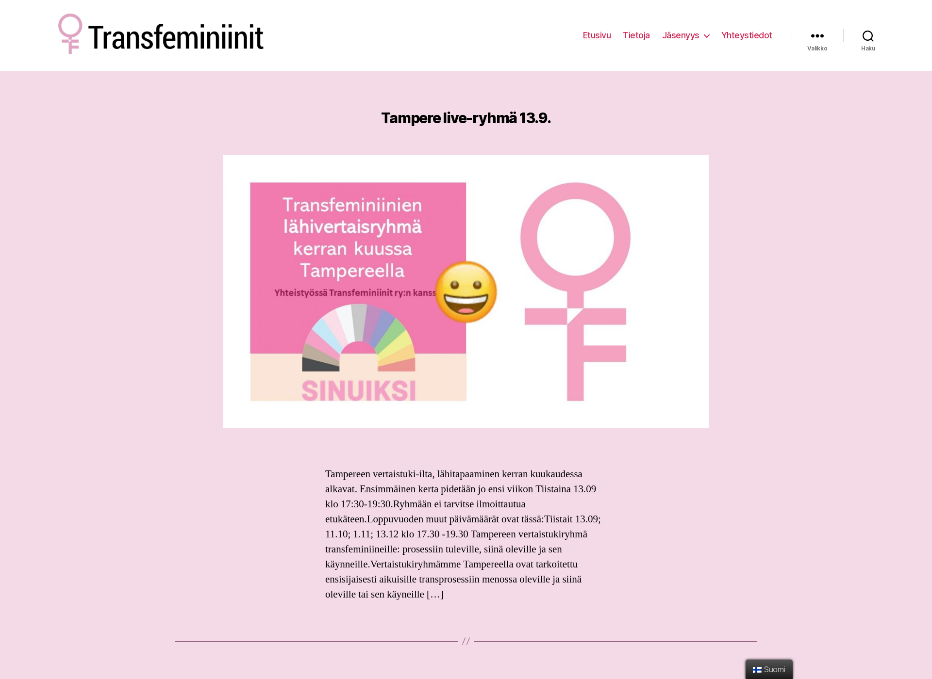 Screenshot for transfeminiinit.fi
