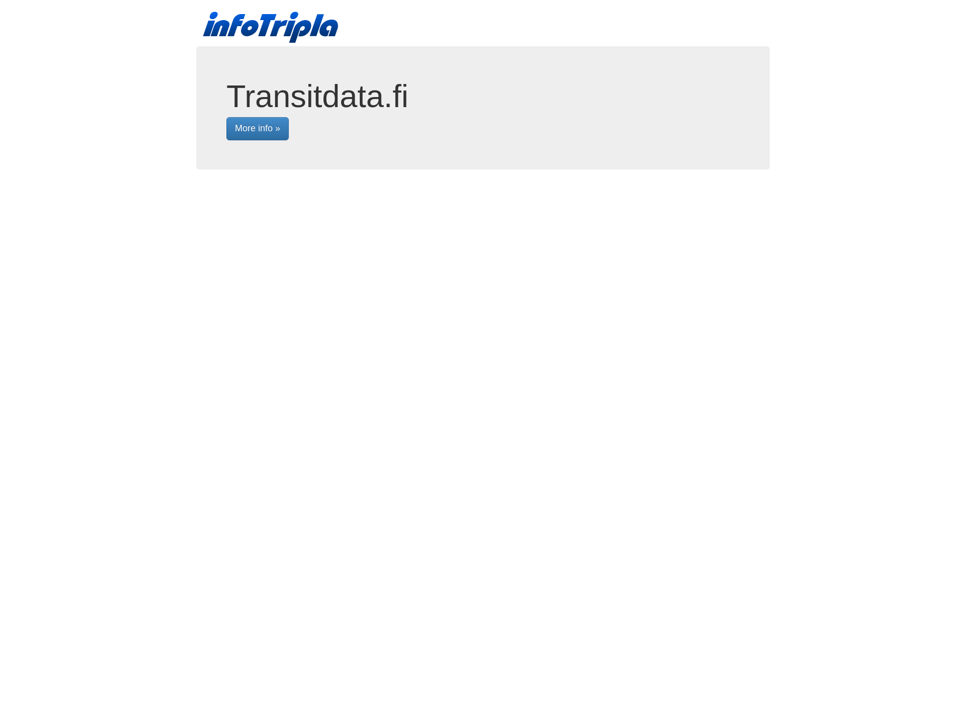 Skärmdump för transitdata.fi