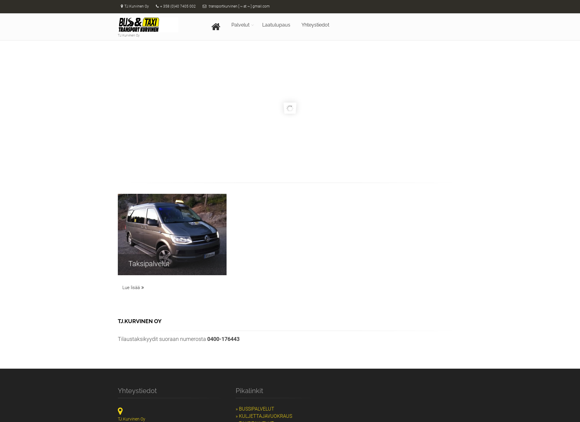 Screenshot for transportkurvinen.fi