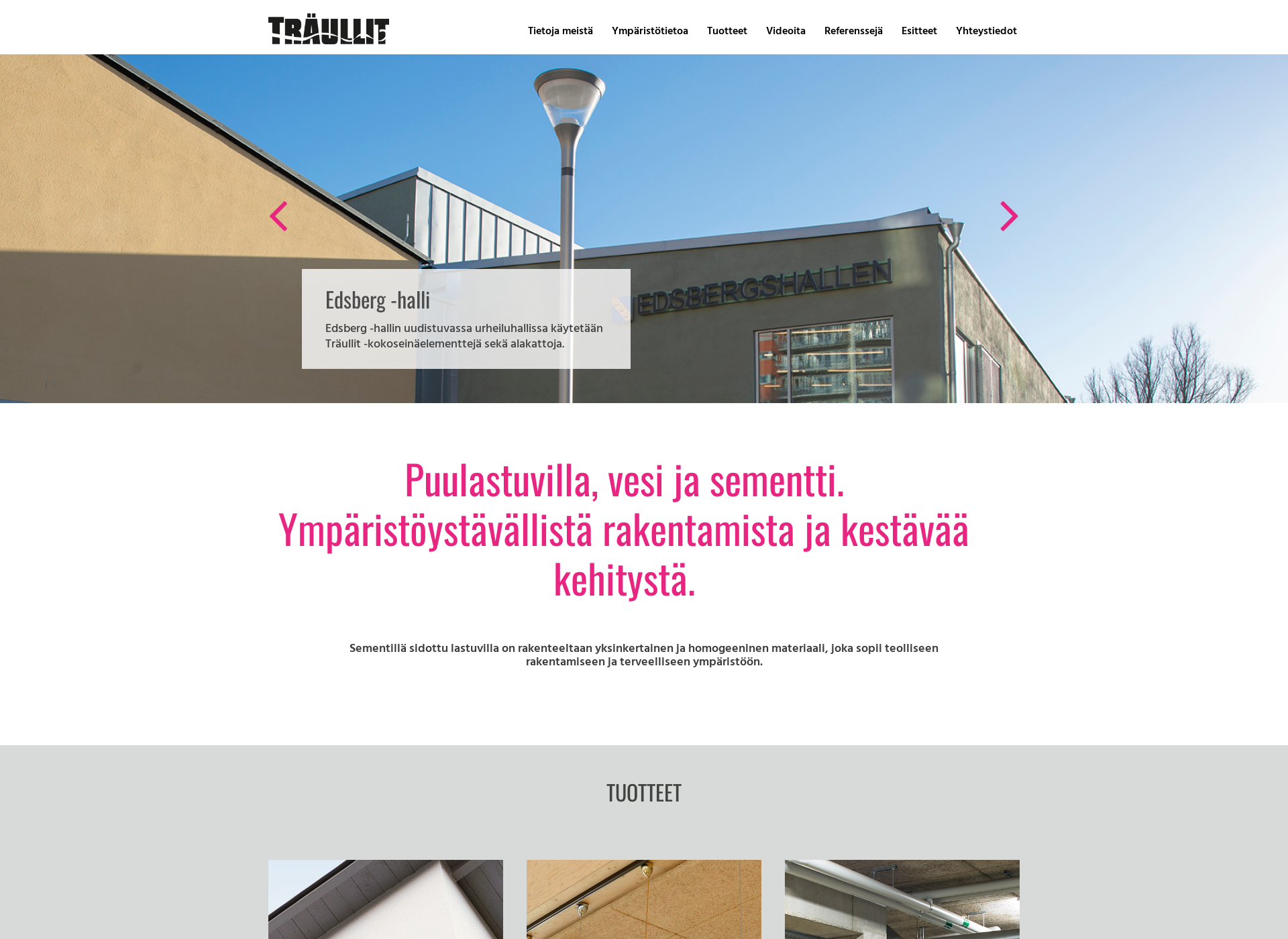 Screenshot for traullit.fi