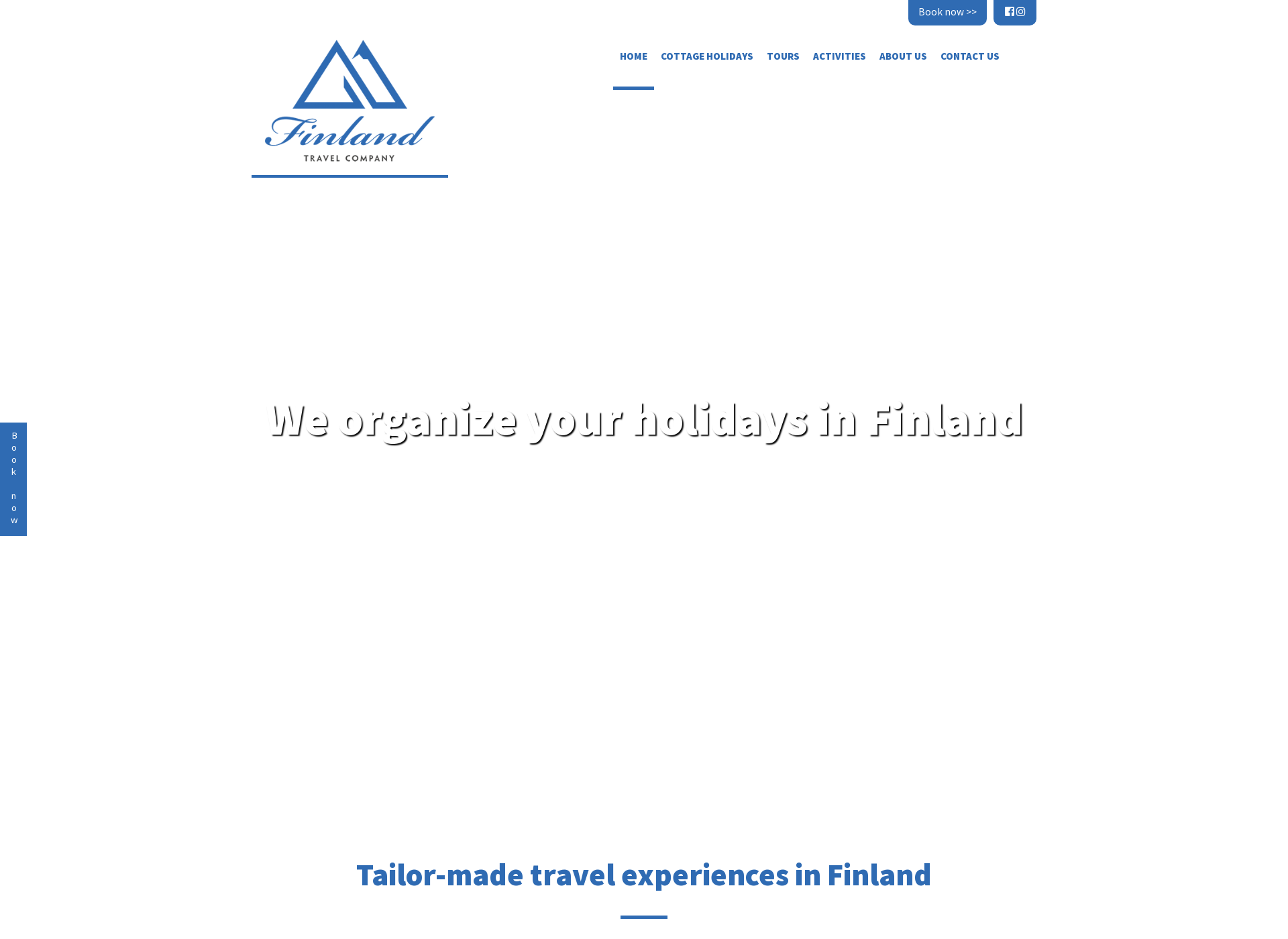 Skärmdump för travelcompany.fi