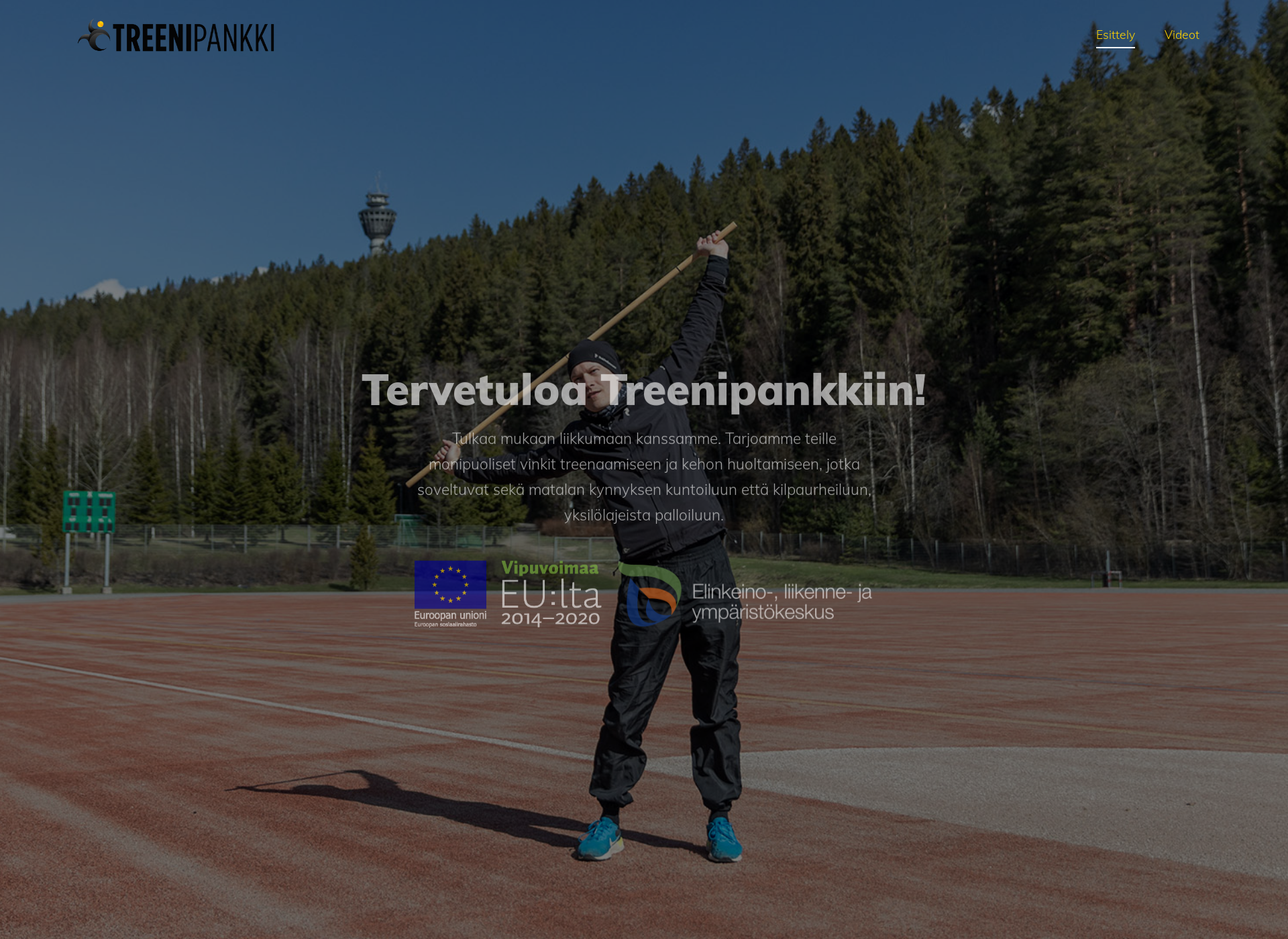 Screenshot for treenipankki.fi