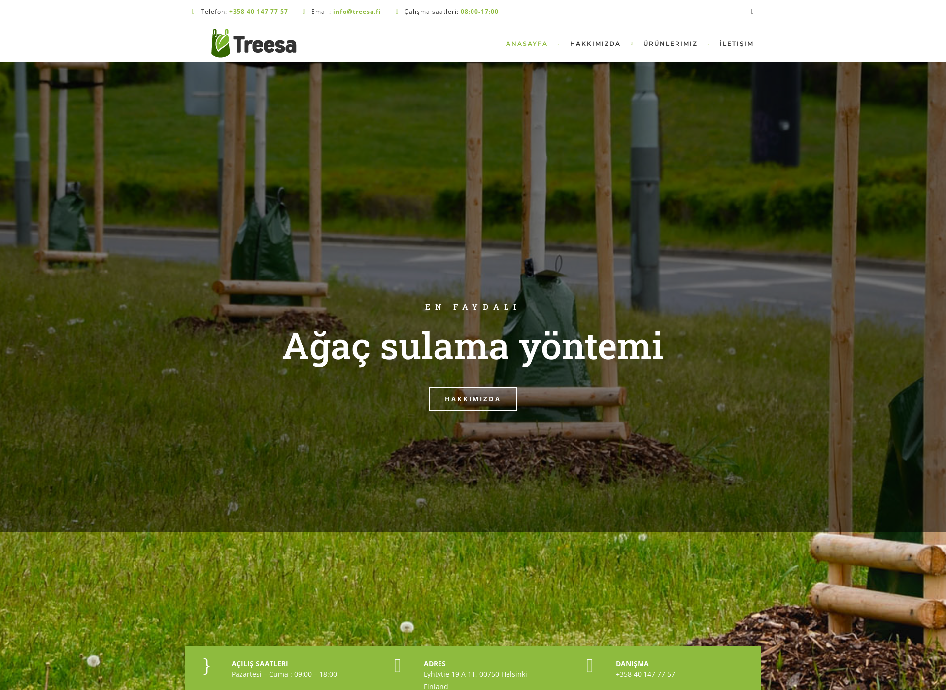 Screenshot for treesa.fi
