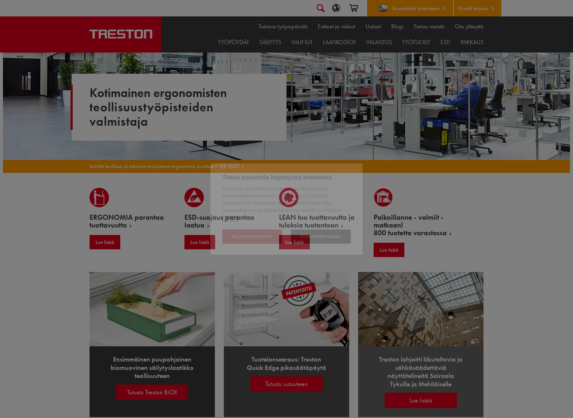 Screenshot for treston.fi