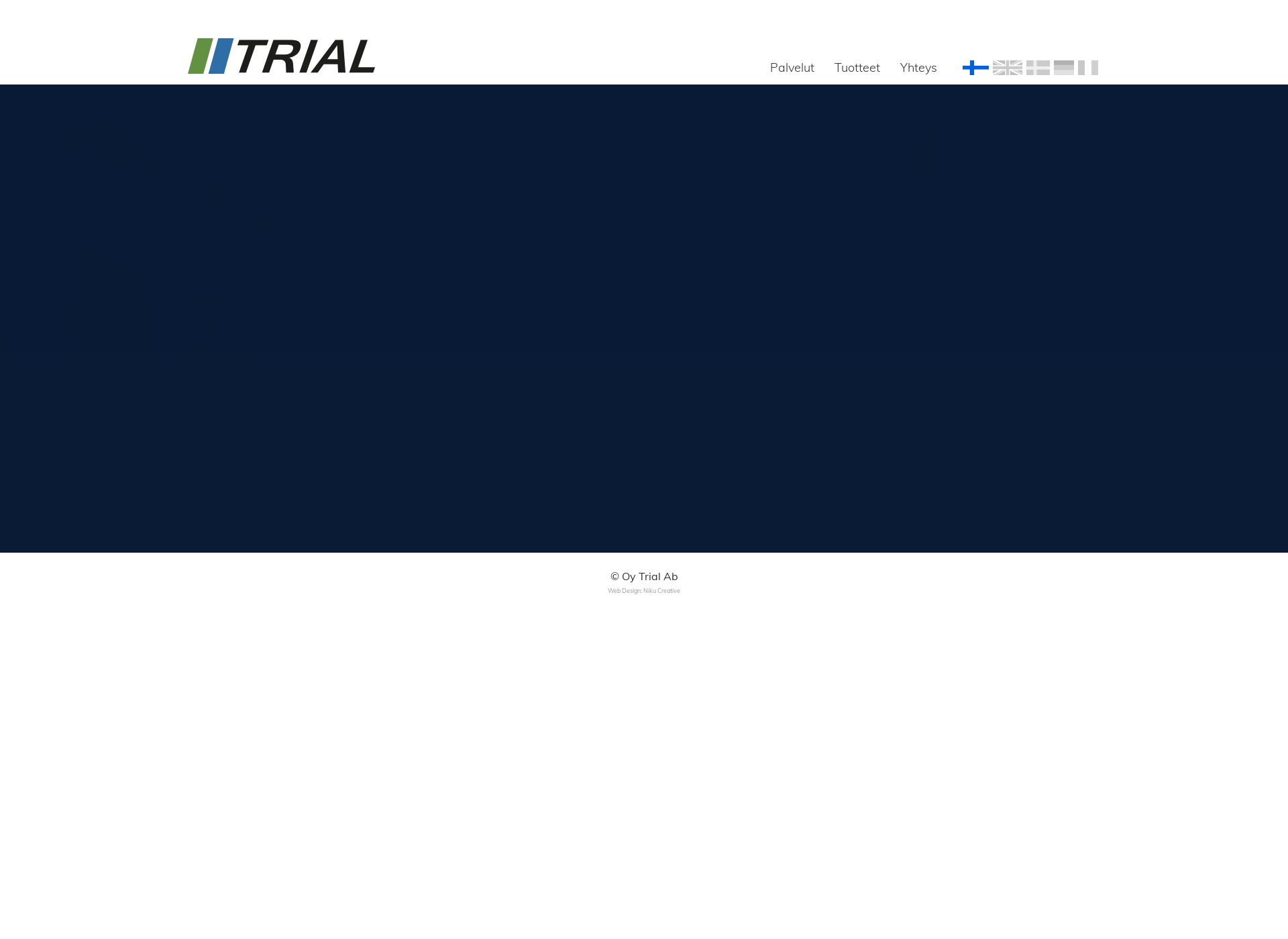 Skärmdump för trialab.fi