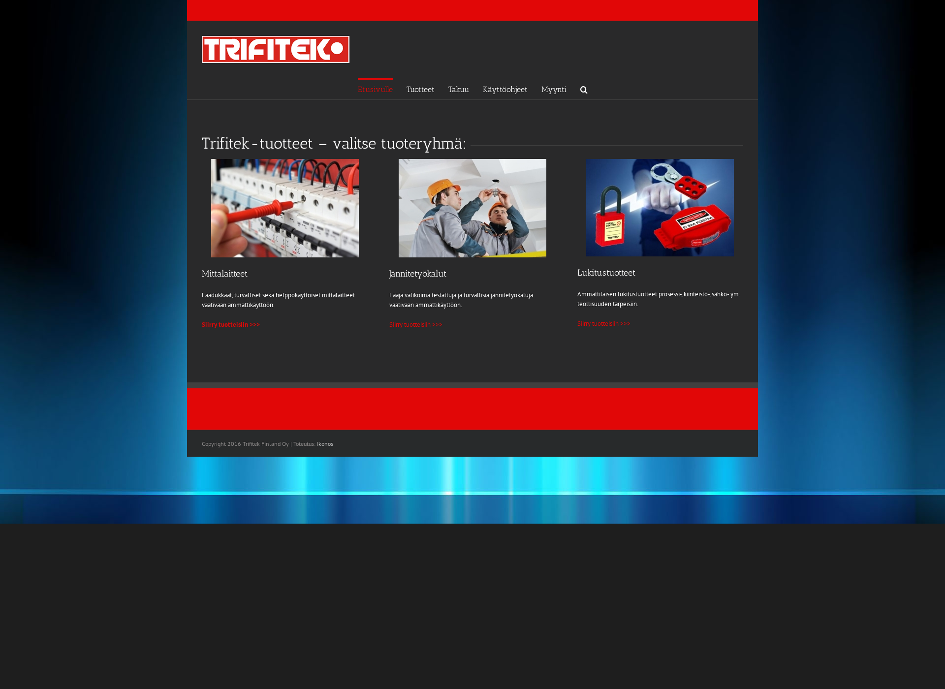 Screenshot for trifitek.com