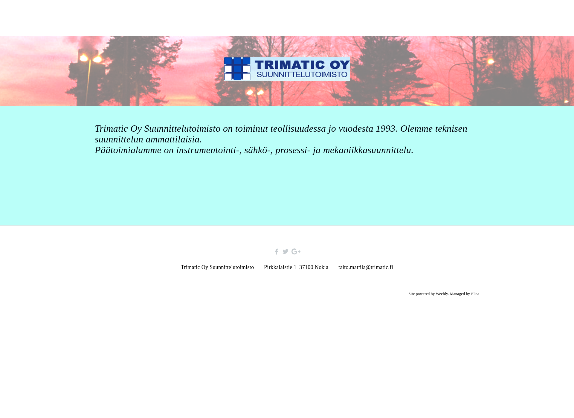 Skärmdump för trimatic.fi