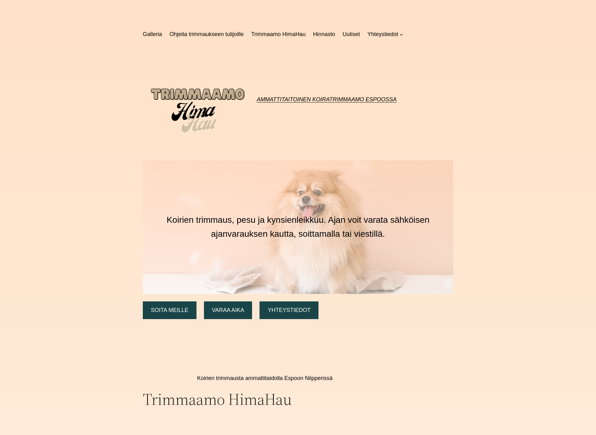 Screenshot for trimmaamohimahau.fi