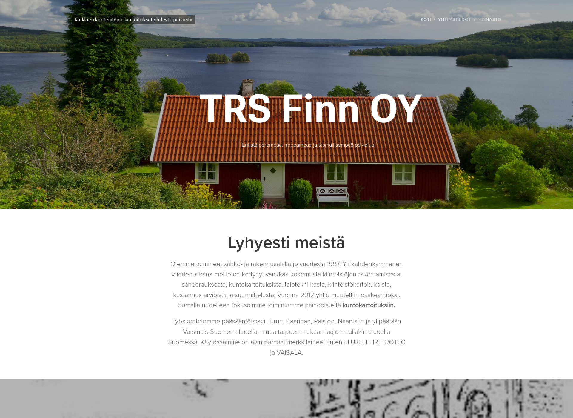 Skärmdump för trsfinnoy.fi