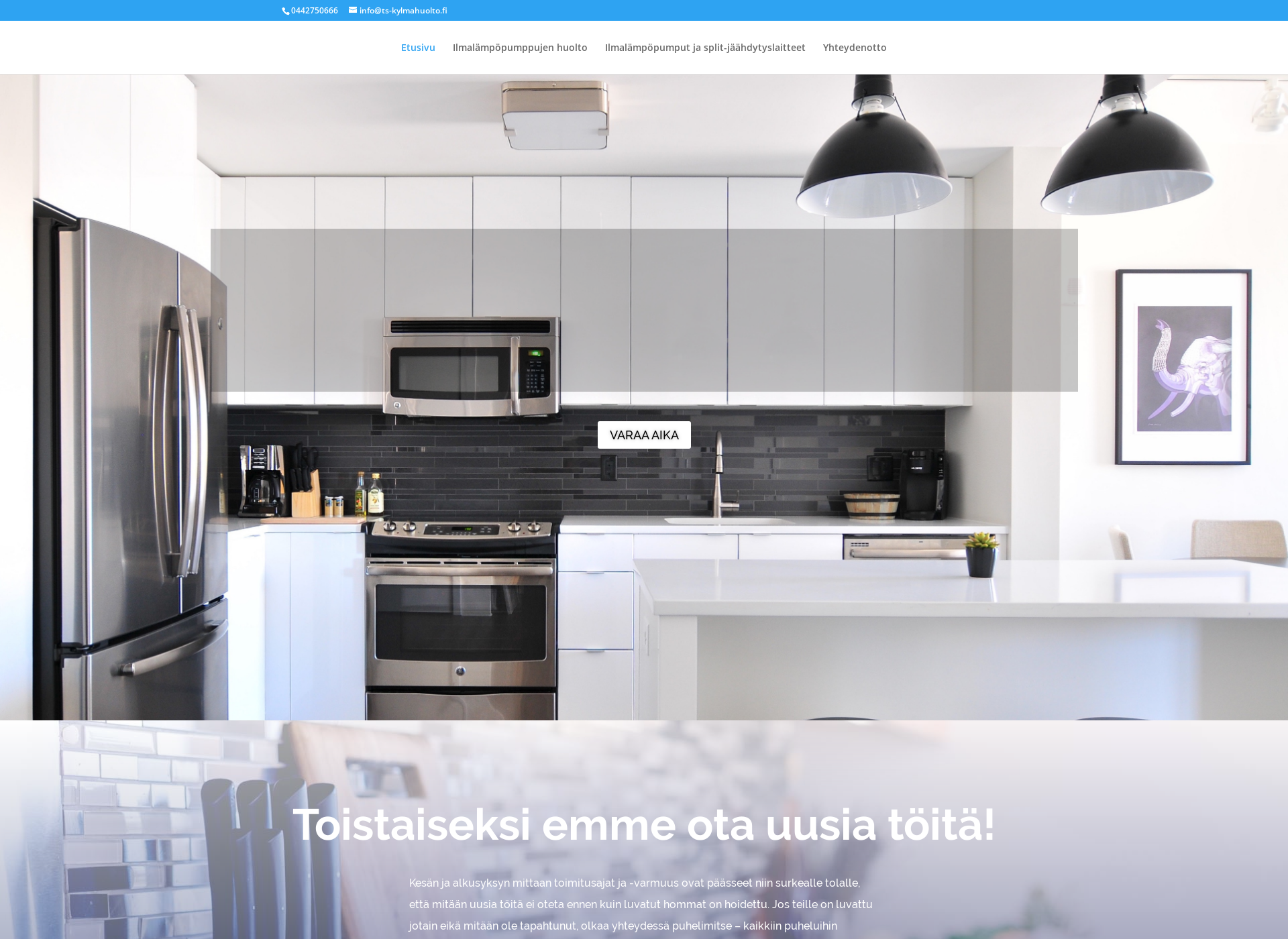 Screenshot for ts-kylmahuolto.fi