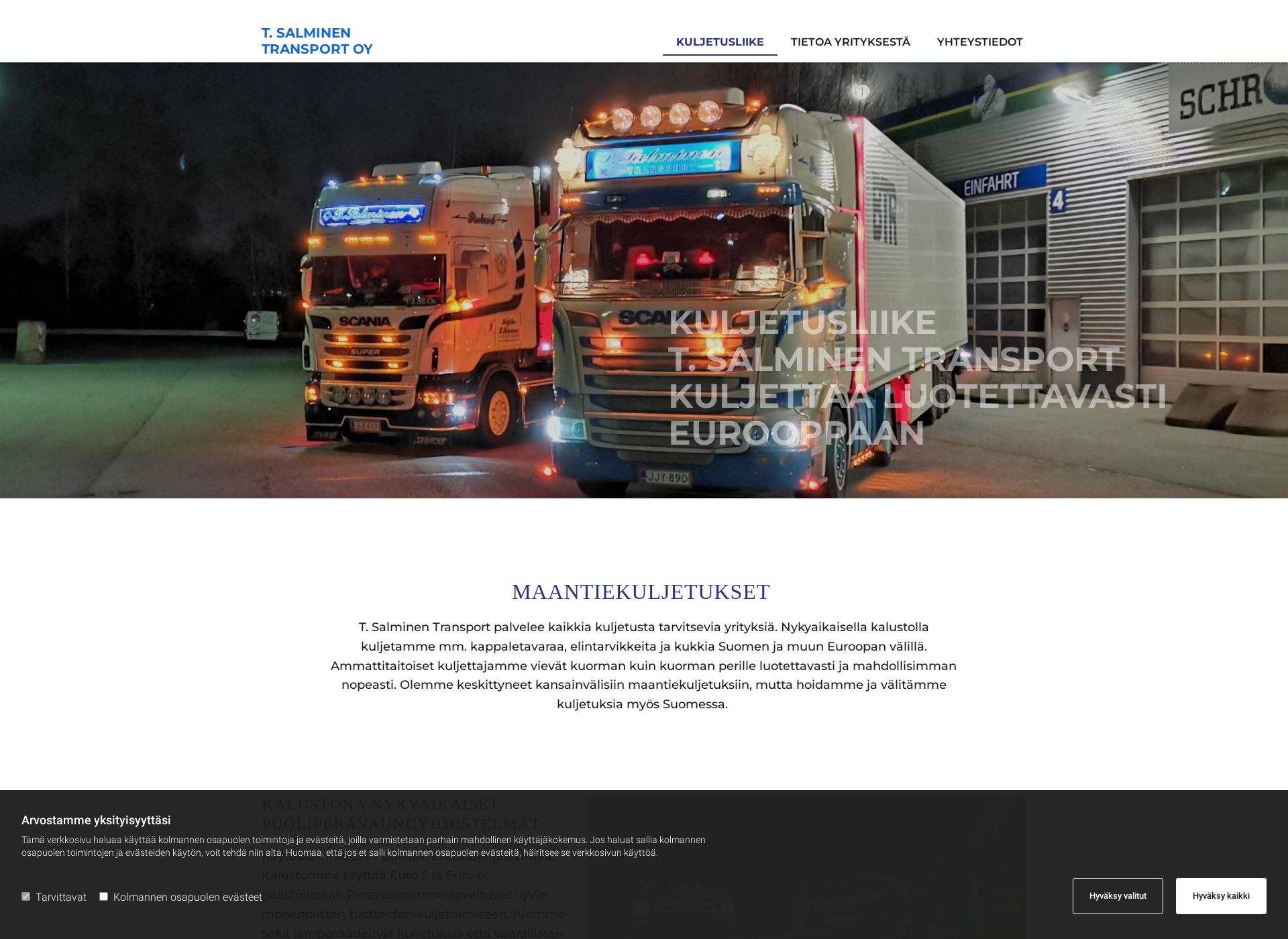 Screenshot for tstrans.fi