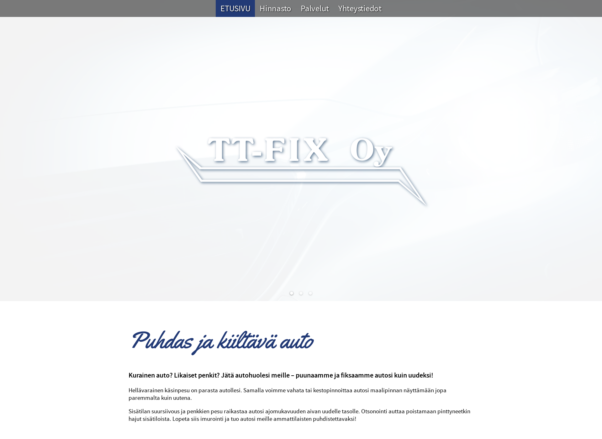 Screenshot for tt-fix.fi