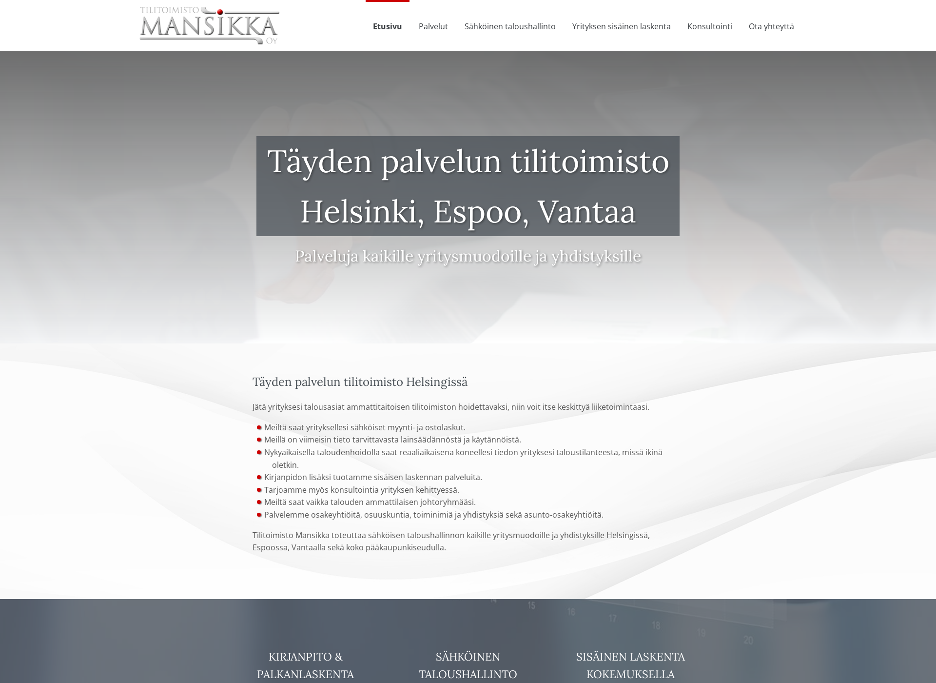 Screenshot for ttmansikka.fi