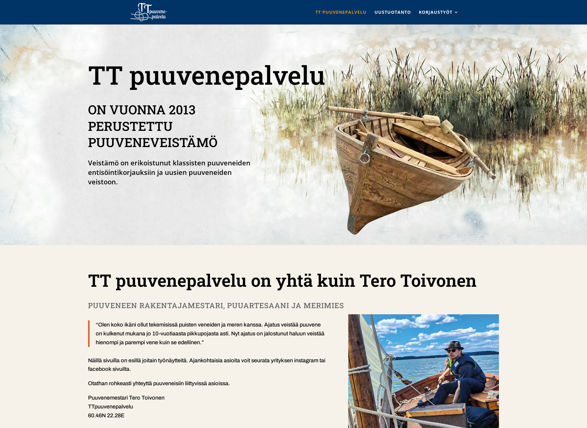 Screenshot for ttpuuvenepalvelu.fi